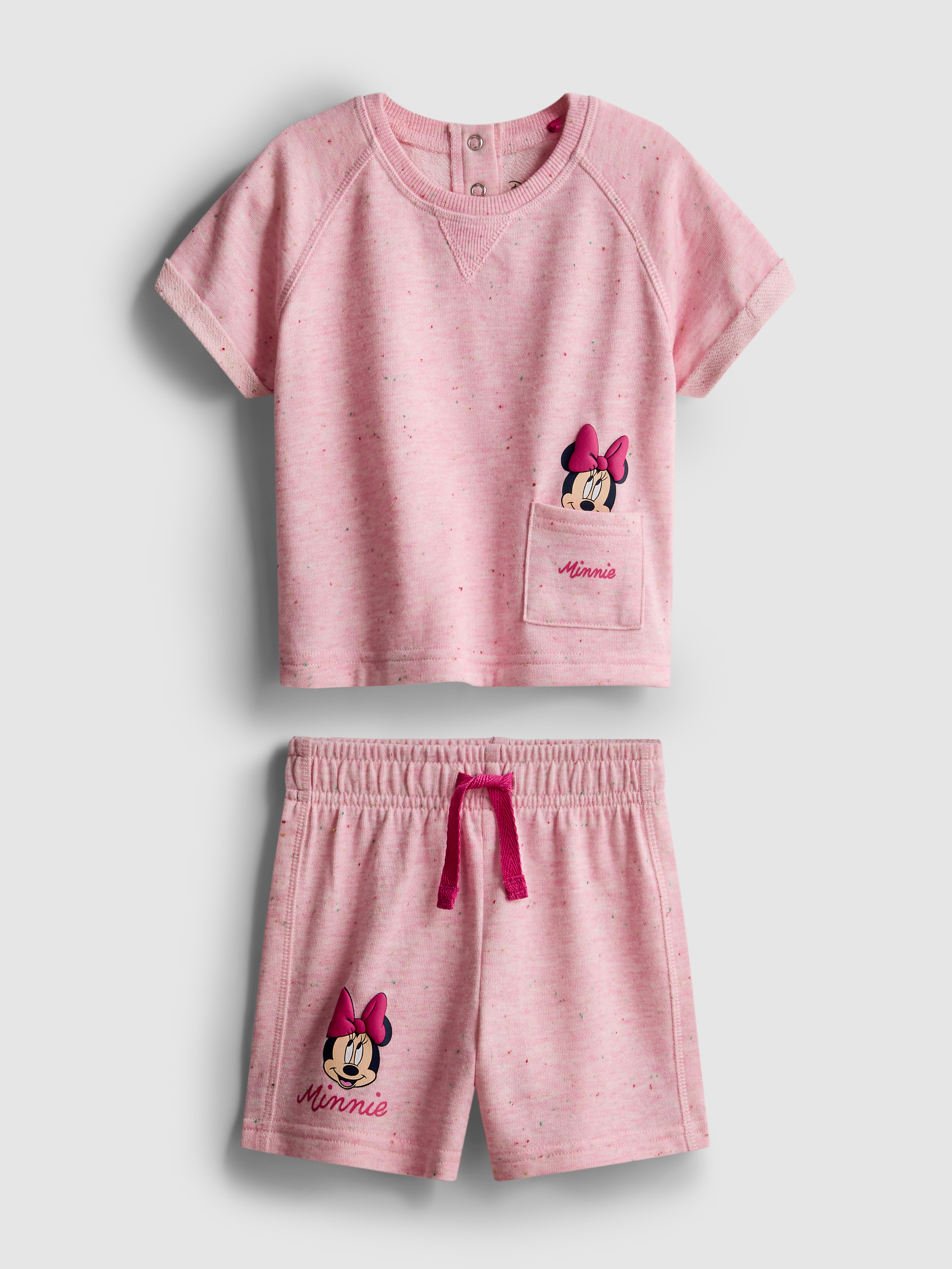 0-36 meses | Conjunto t-shirt/calções Disney Minnie