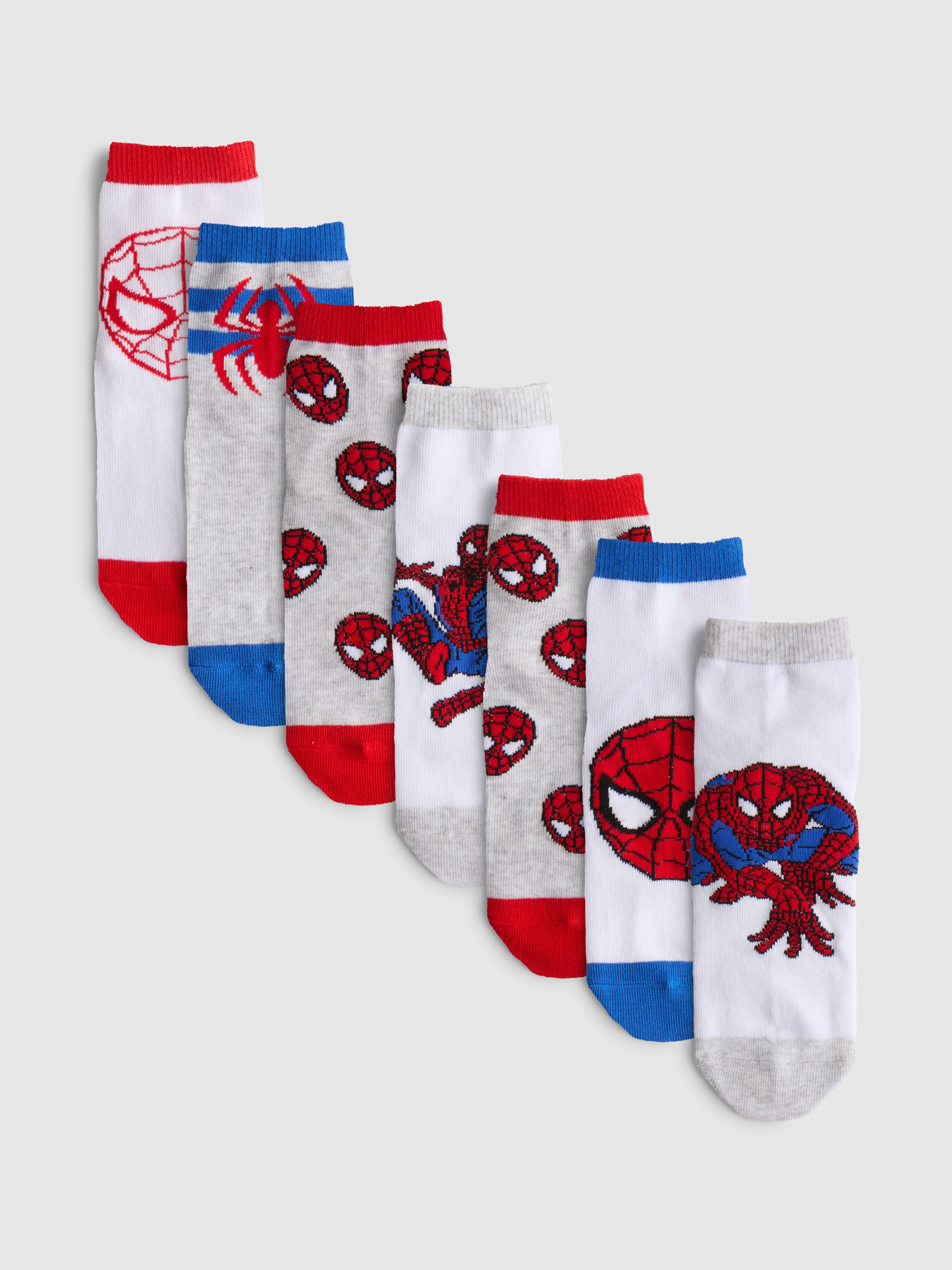 Korte sokken MARVEL Spider-Man, 7 paar