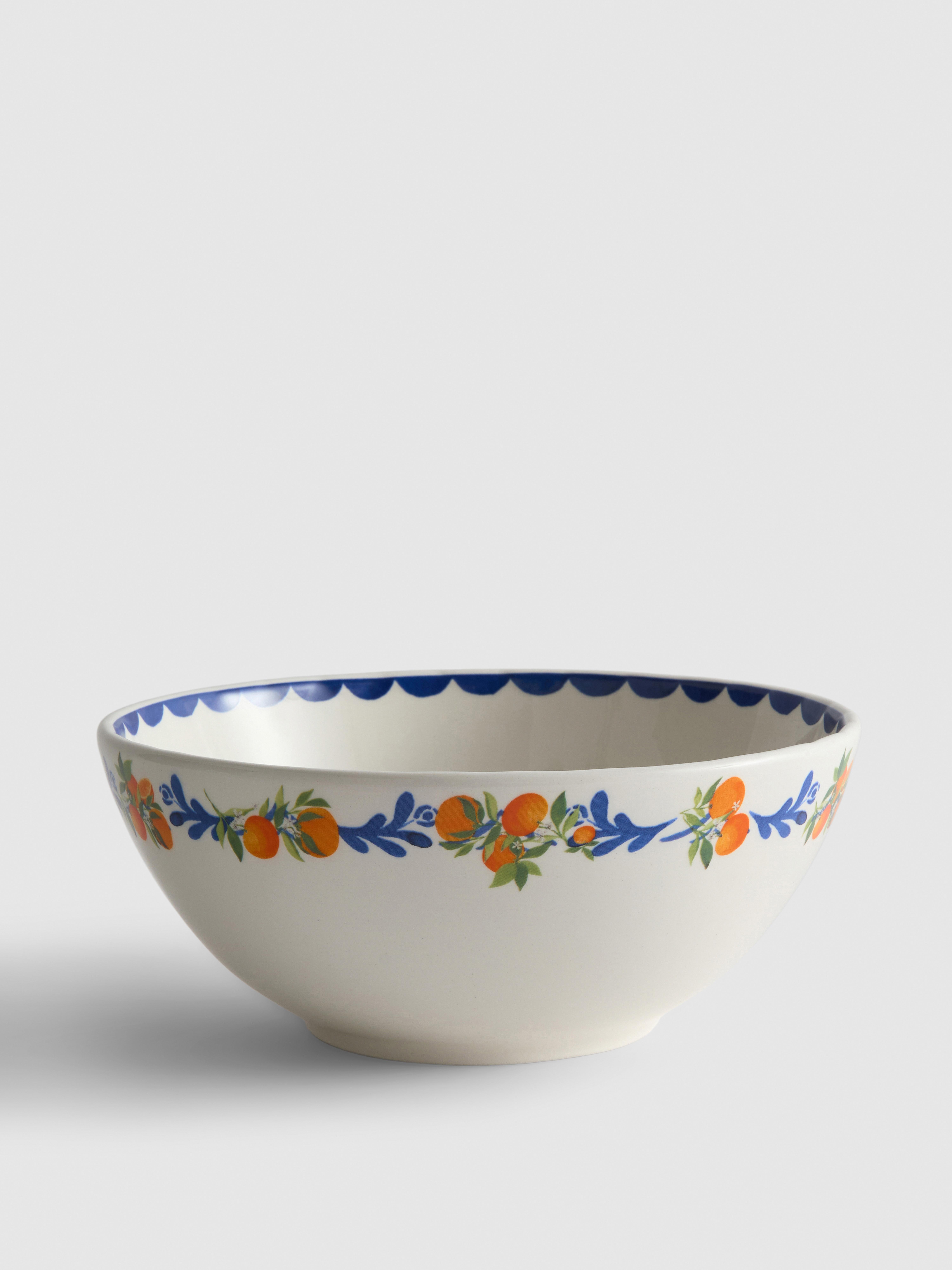 Skleda za kosmiče s sredozemskim motivom