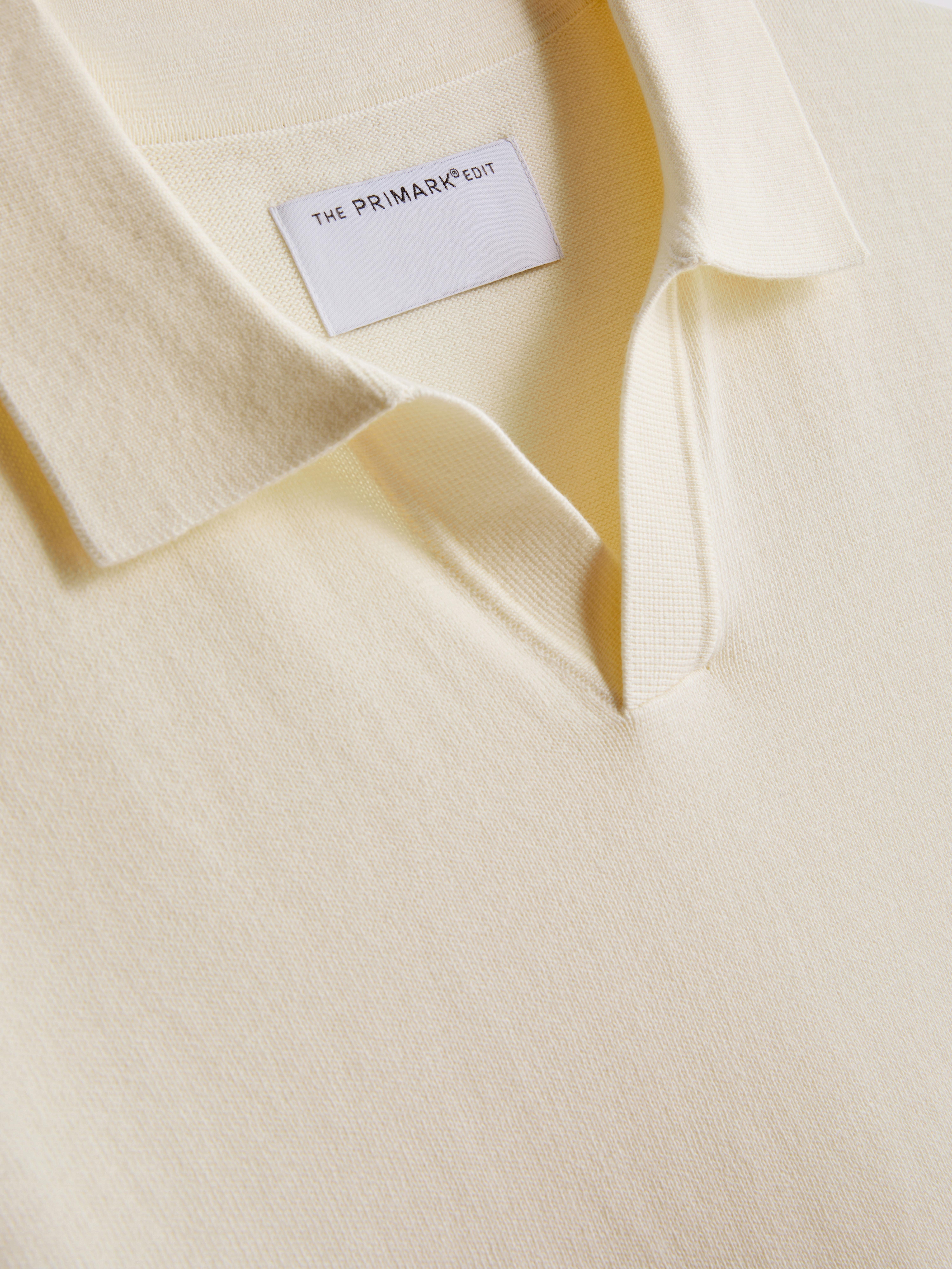 The Edit Knitted Polo Shirt