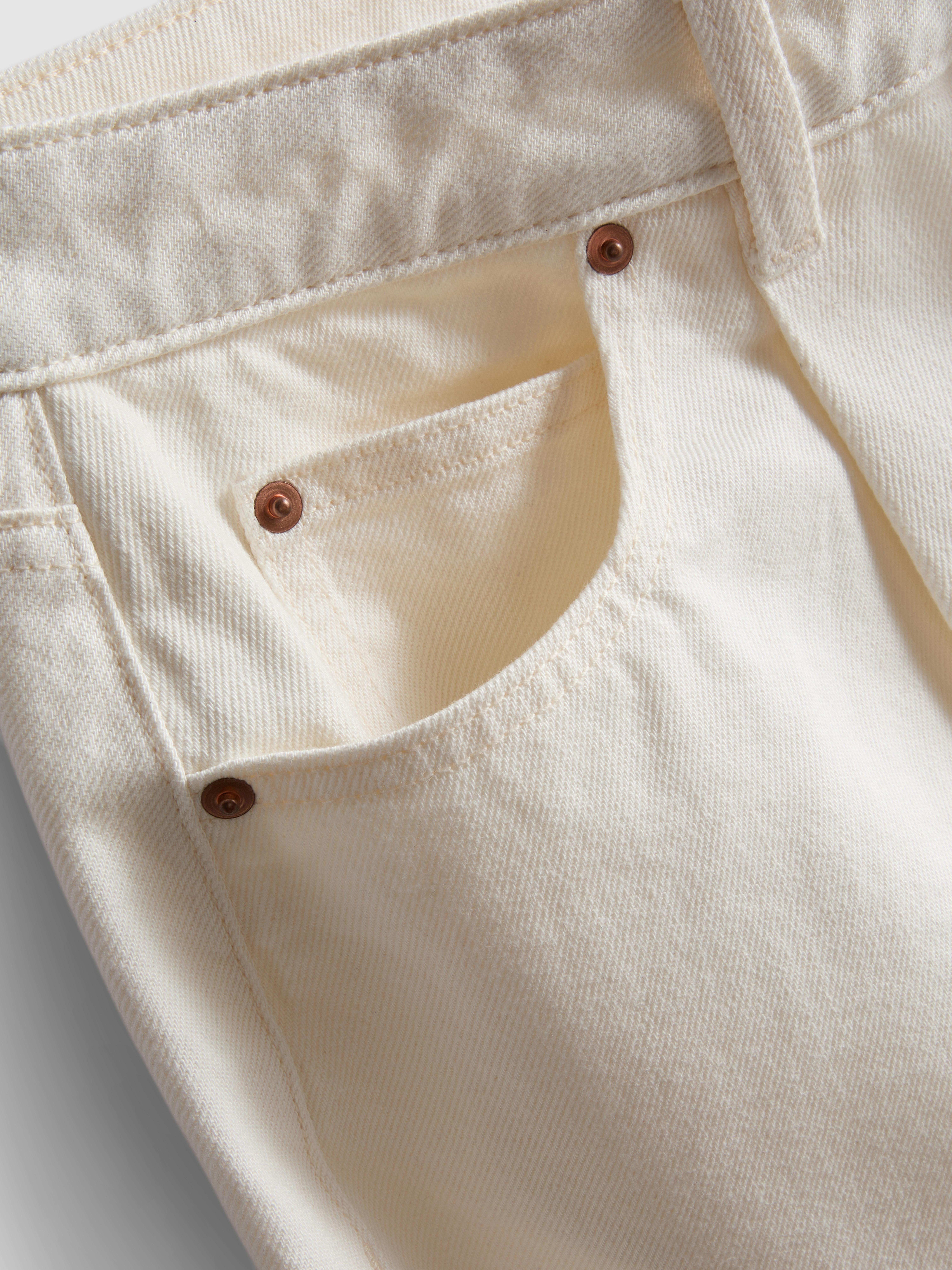 Ultimate Cotton Denim Barrel-Leg Jeans