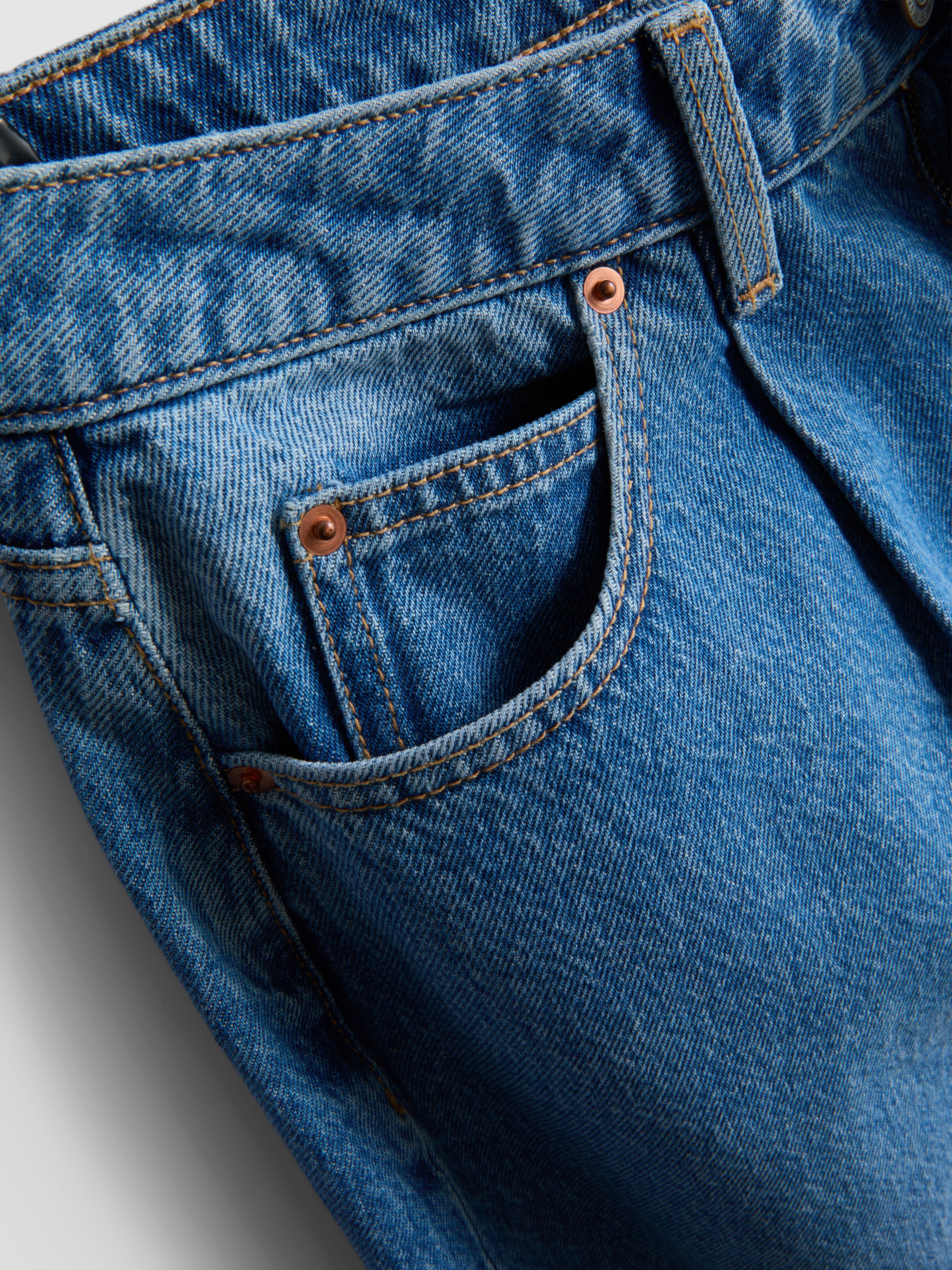 Ultimate Cotton Denim Barrel-Leg Jeans
