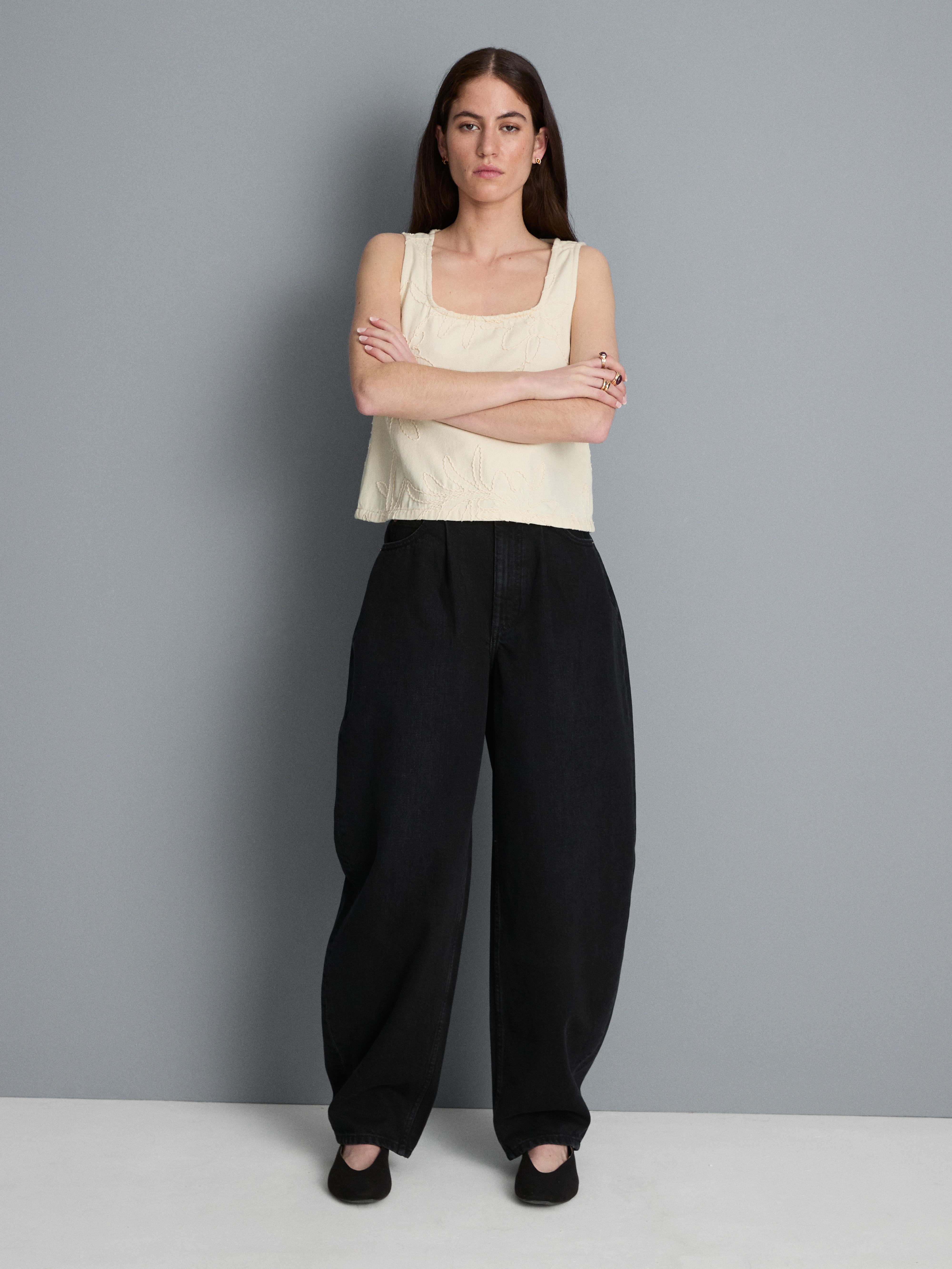 Ultimative Barrel-Jeans aus Baumwoll-Denim