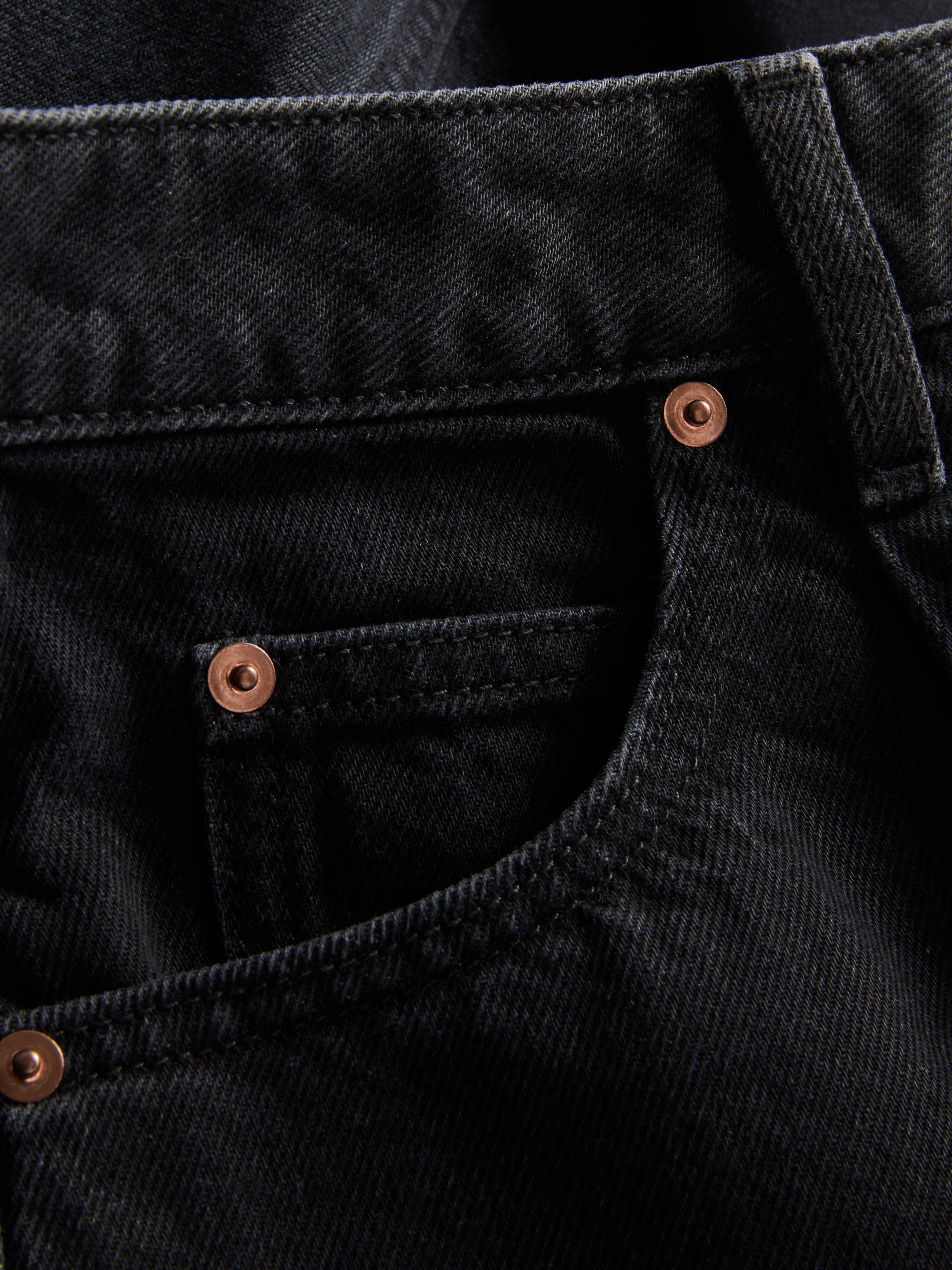 Ultimate Cotton Denim Barrel-Leg Jeans