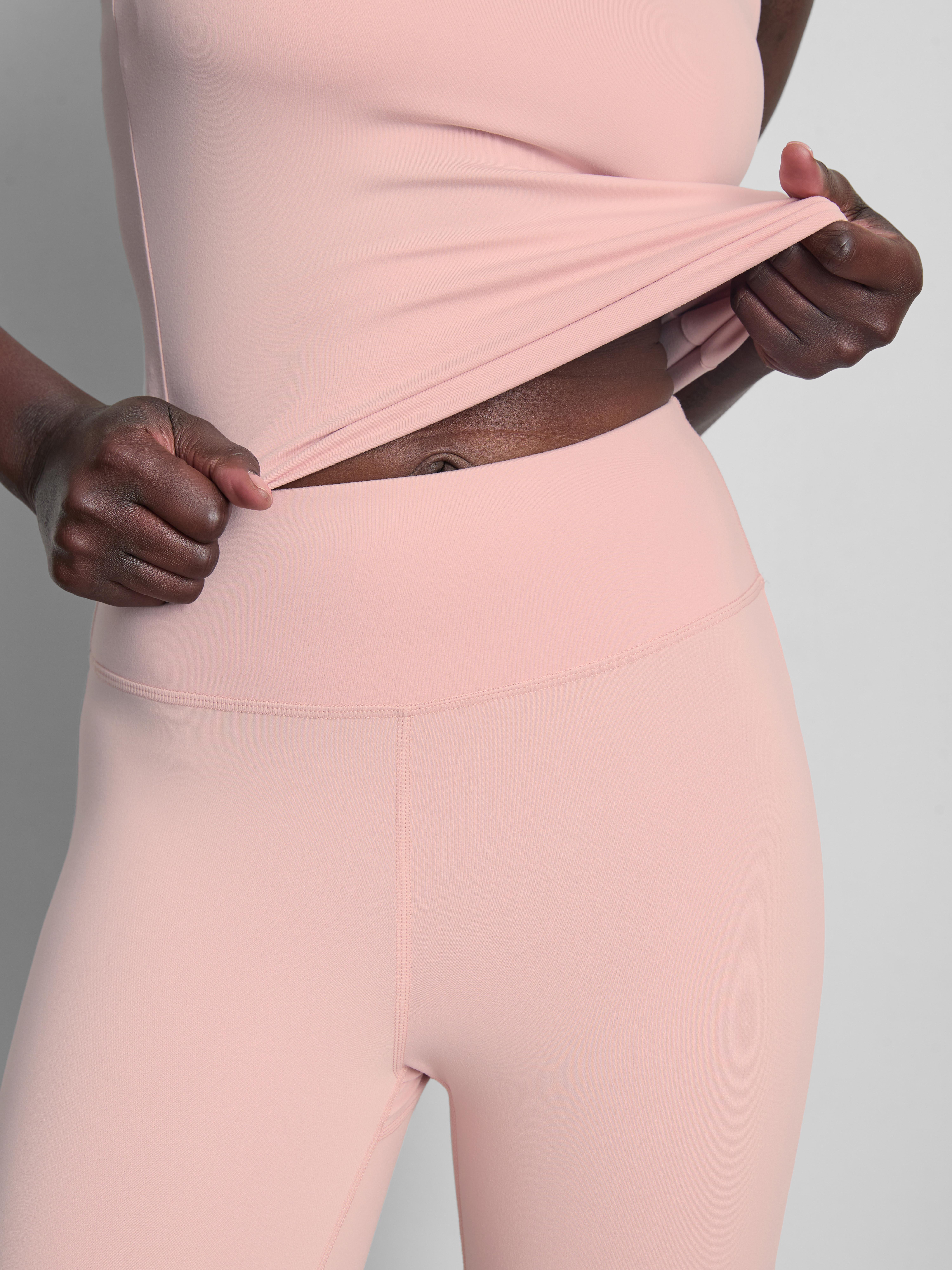 Leggings sportivi svasati a vita alta