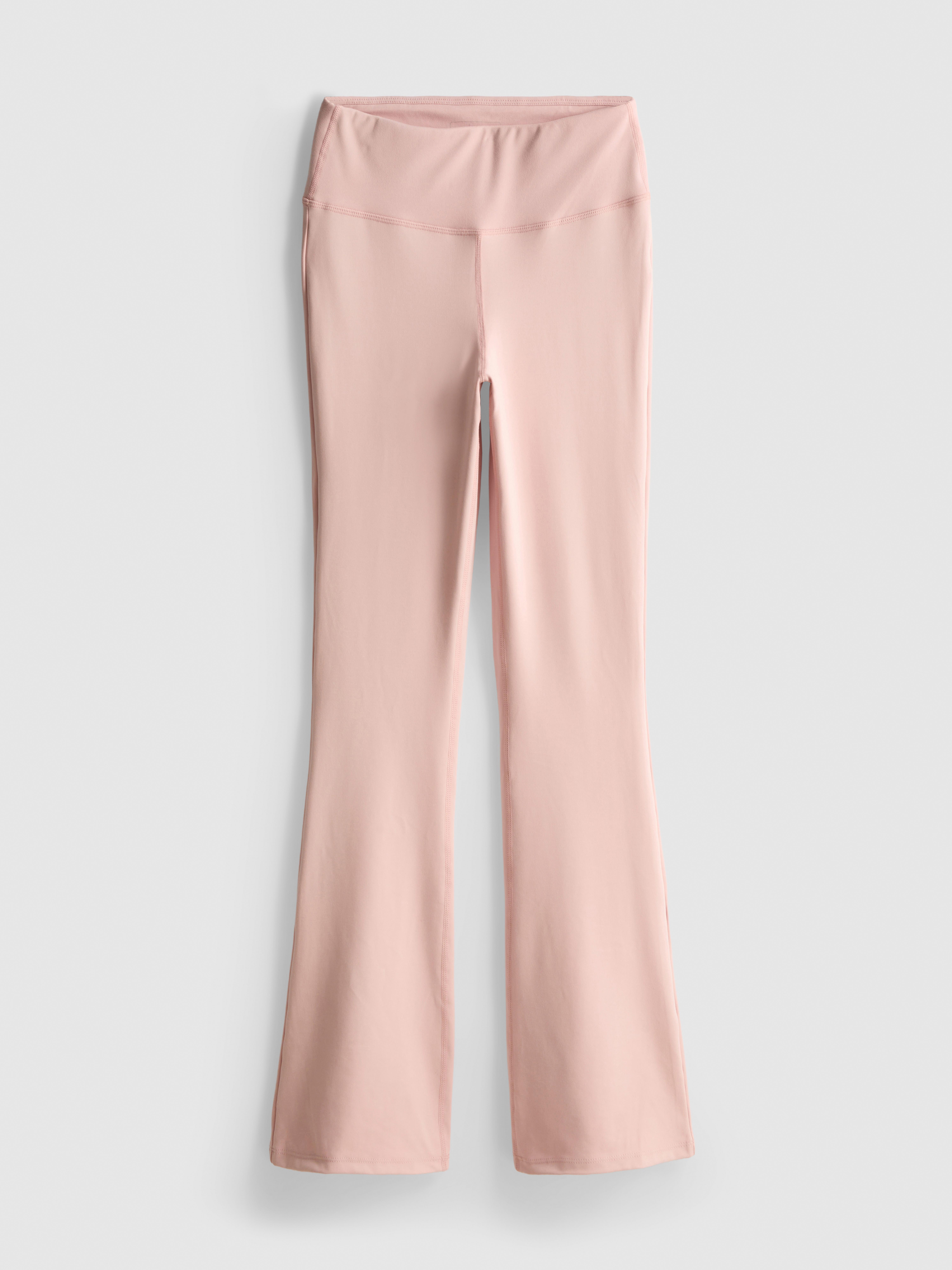 Leggings sportivi svasati a vita alta