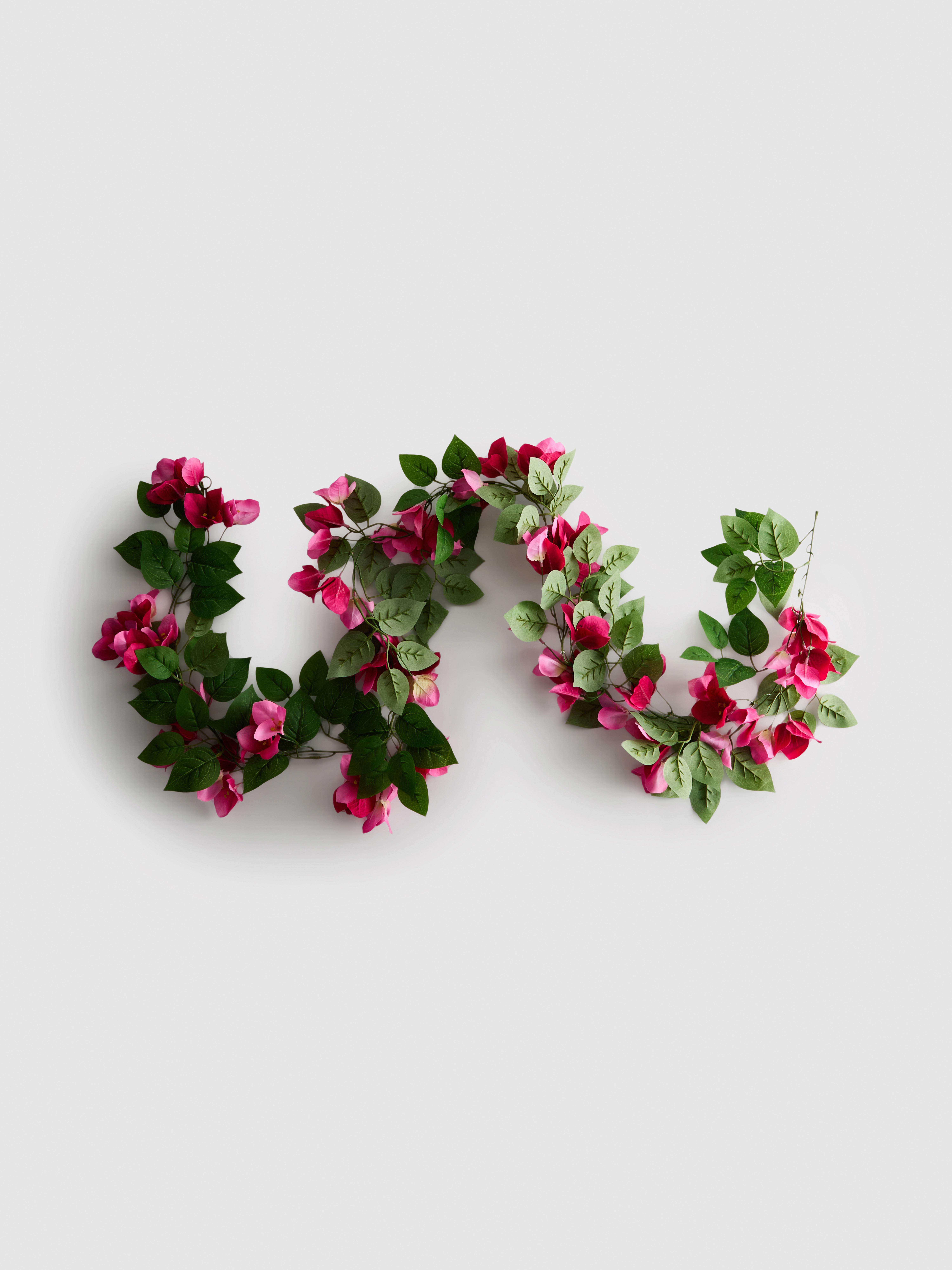 Guirlande de bougainvillier artificiel