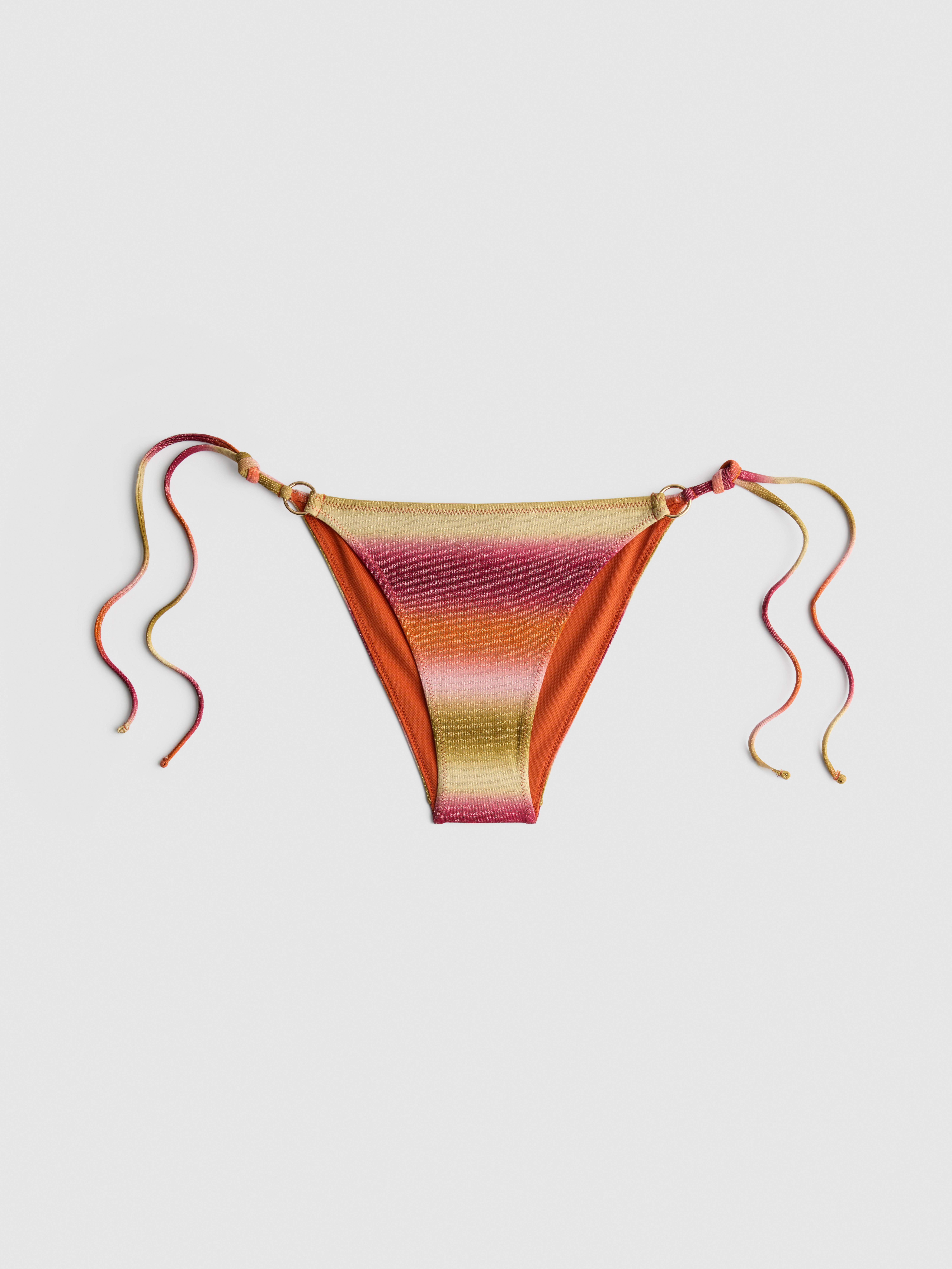 Bas de bikini dégradé à nouer sur les côtés