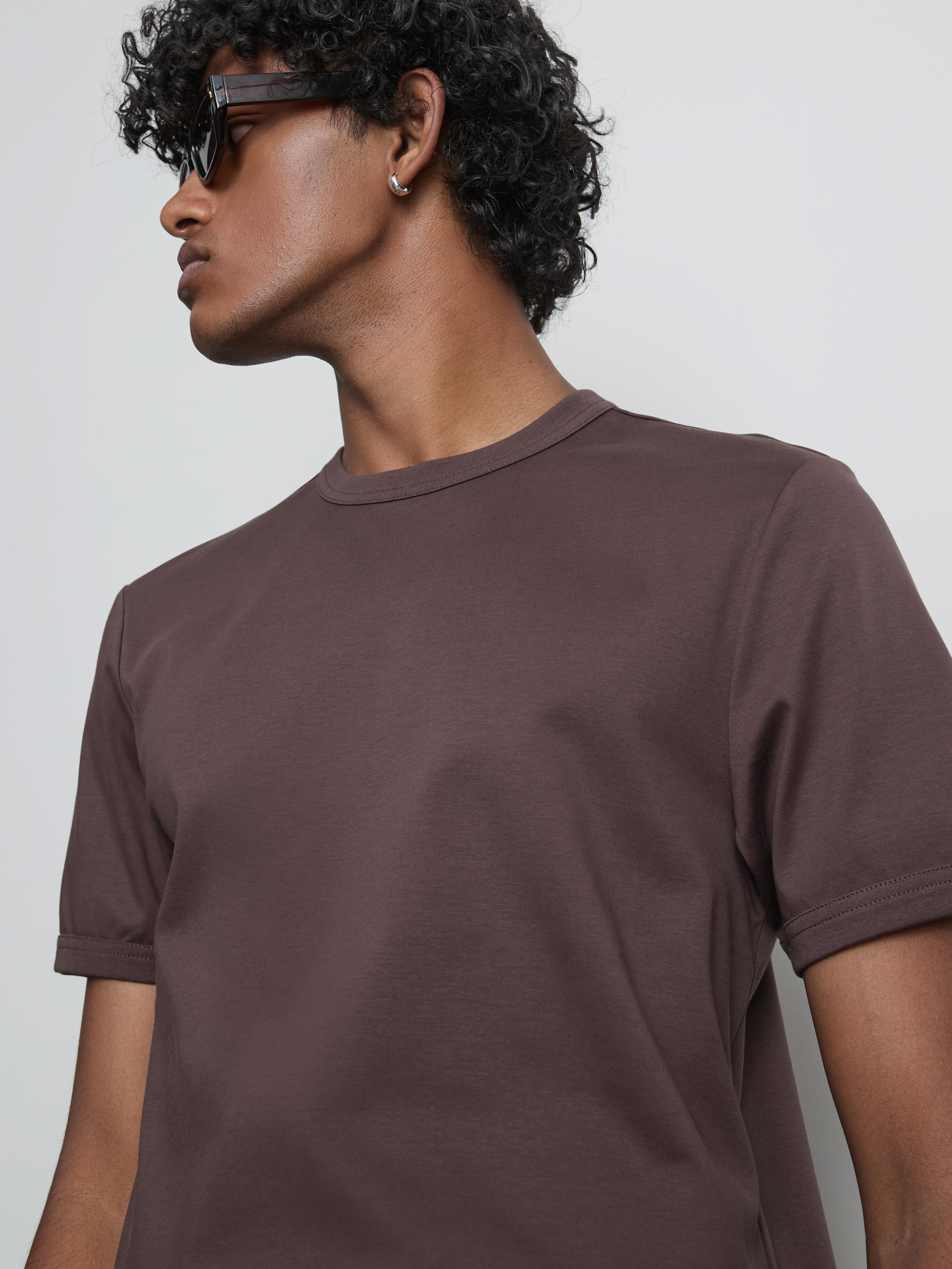 Katoenen slim-fit T-shirt The Edit