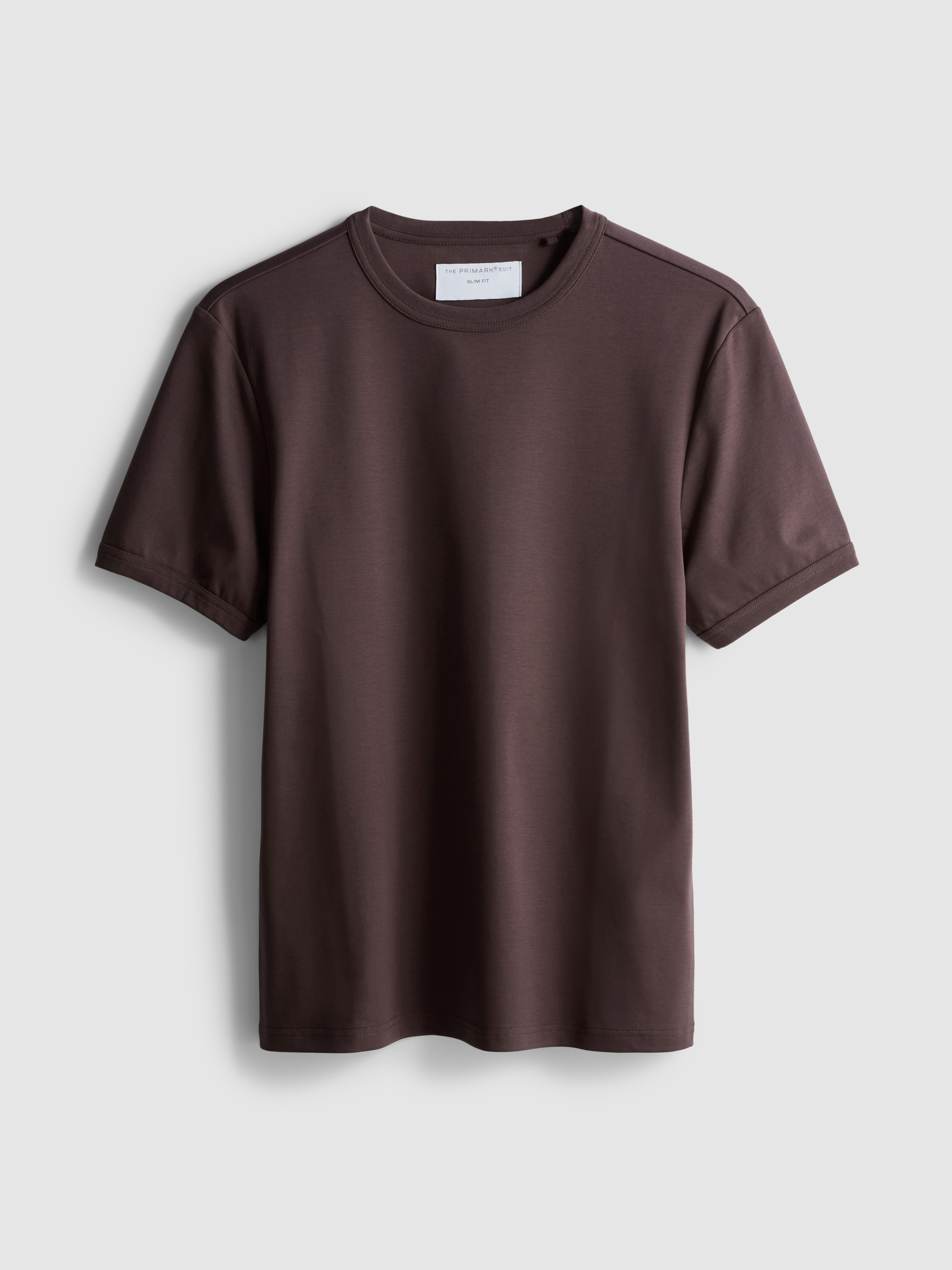 Katoenen slim-fit T-shirt The Edit