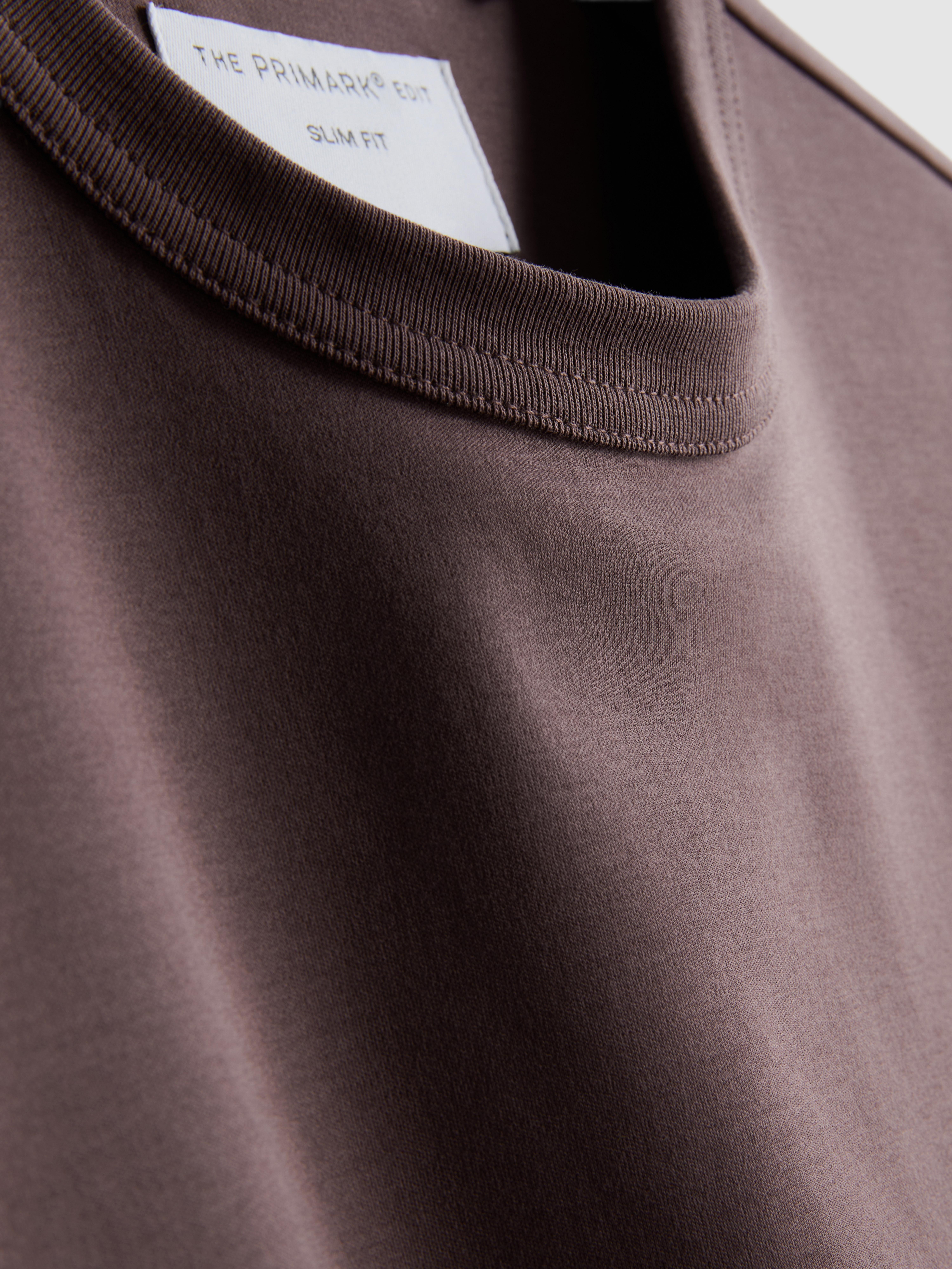 Katoenen slim-fit T-shirt The Edit