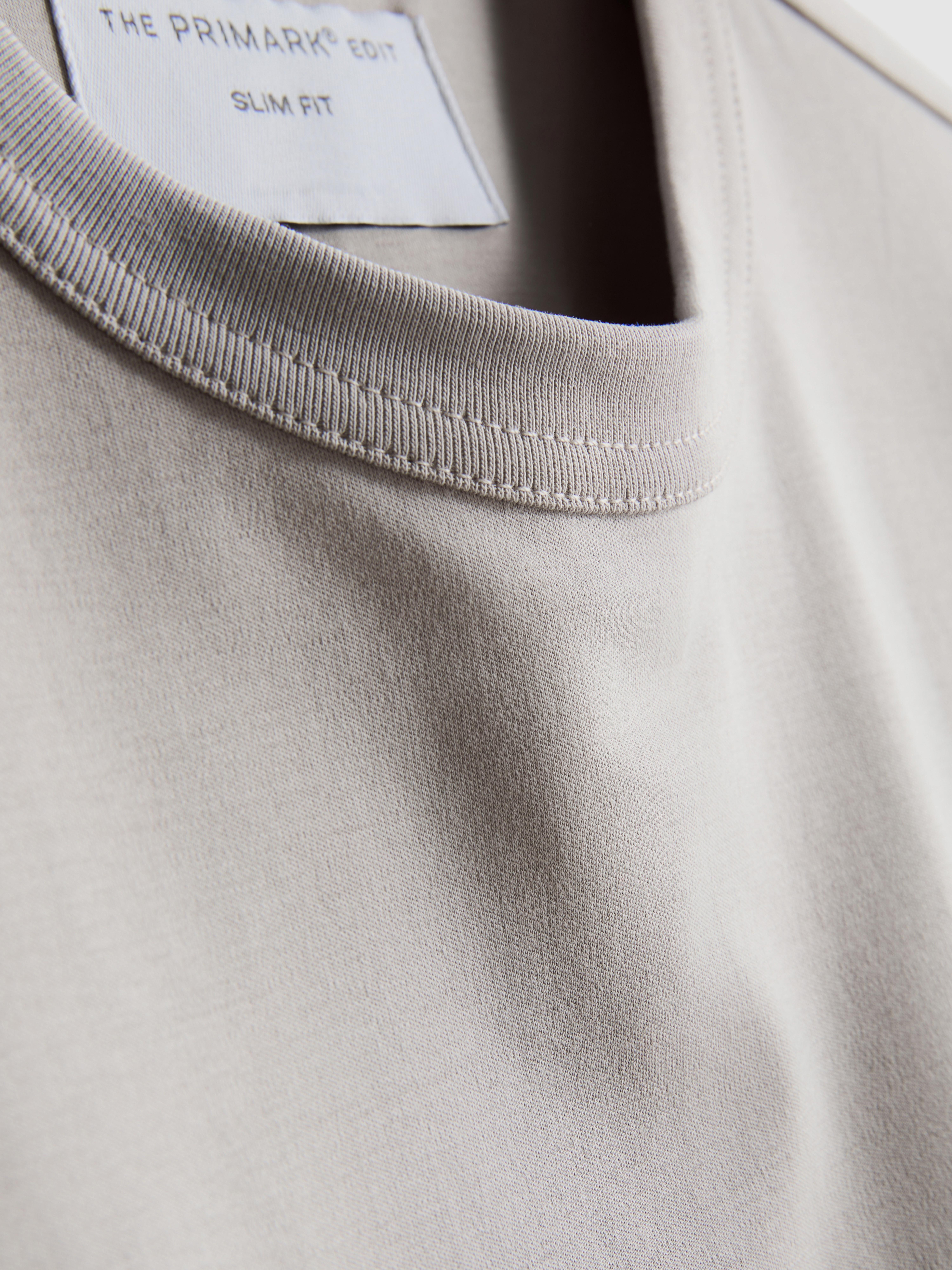 T-shirt slim en coton The Edit