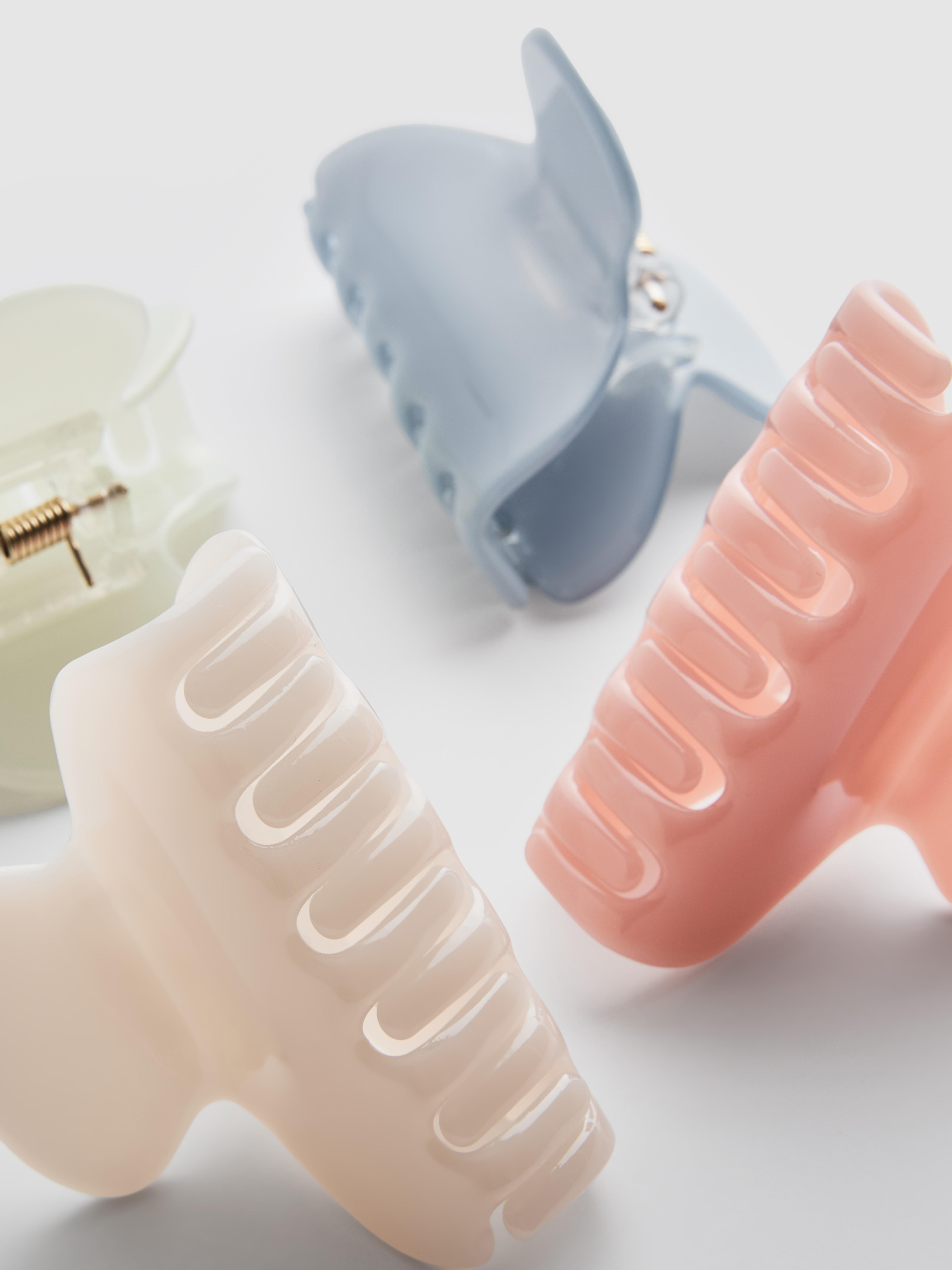 4pk Jelly Claw Clips