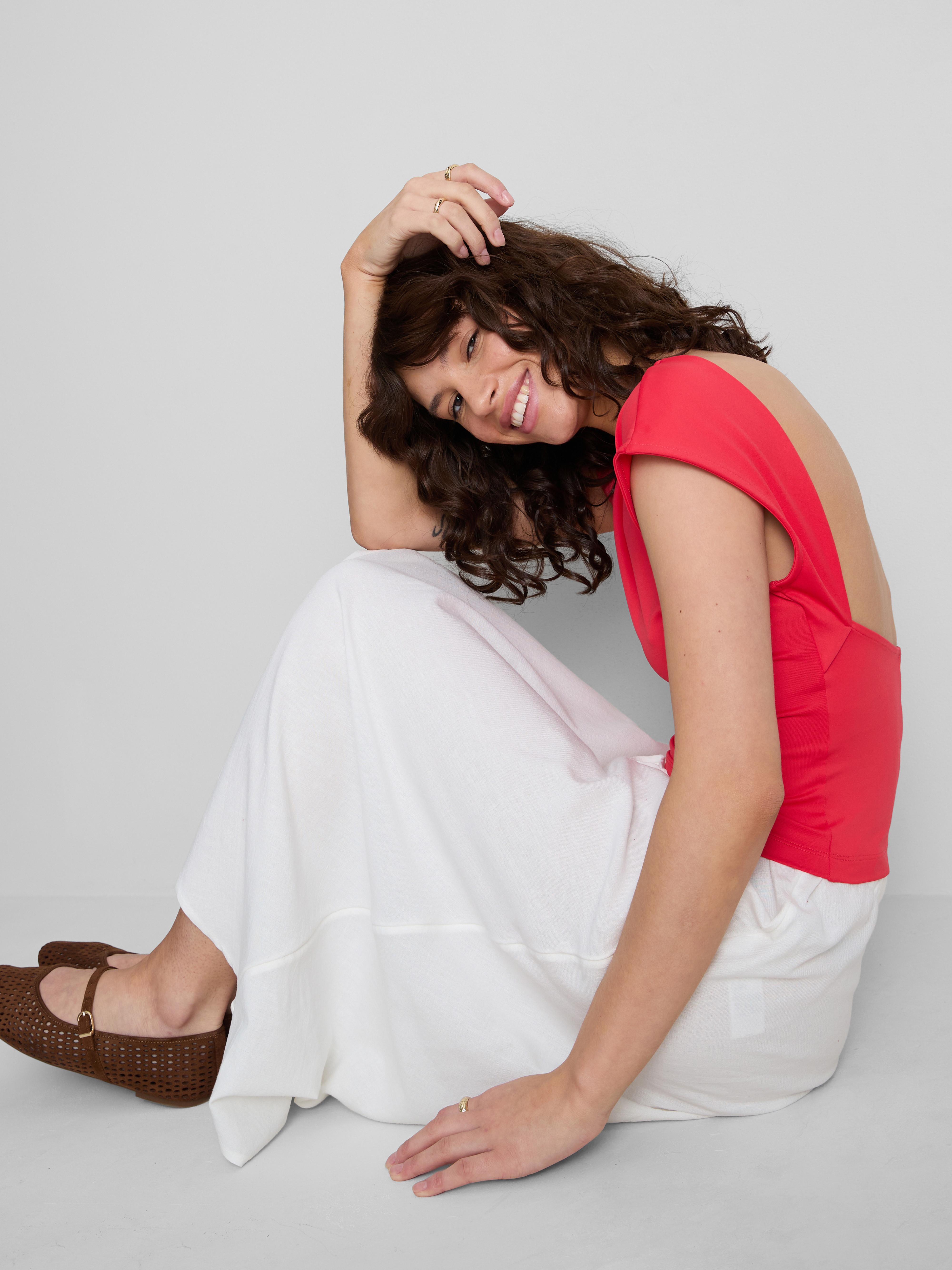 The Primark Scene | Backless Cap-Sleeve Top