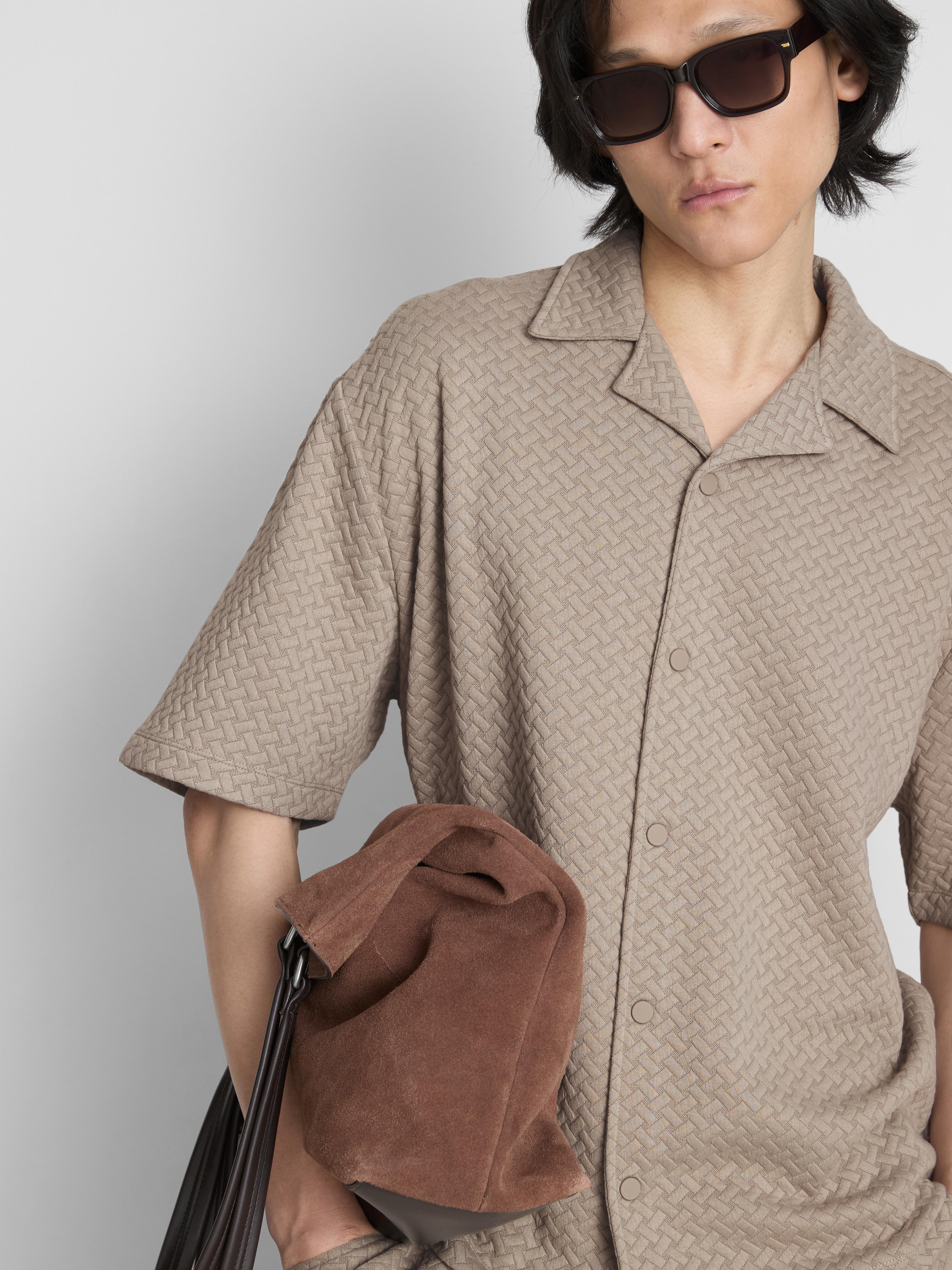 The Edit Texture Long Sleeve Shirt