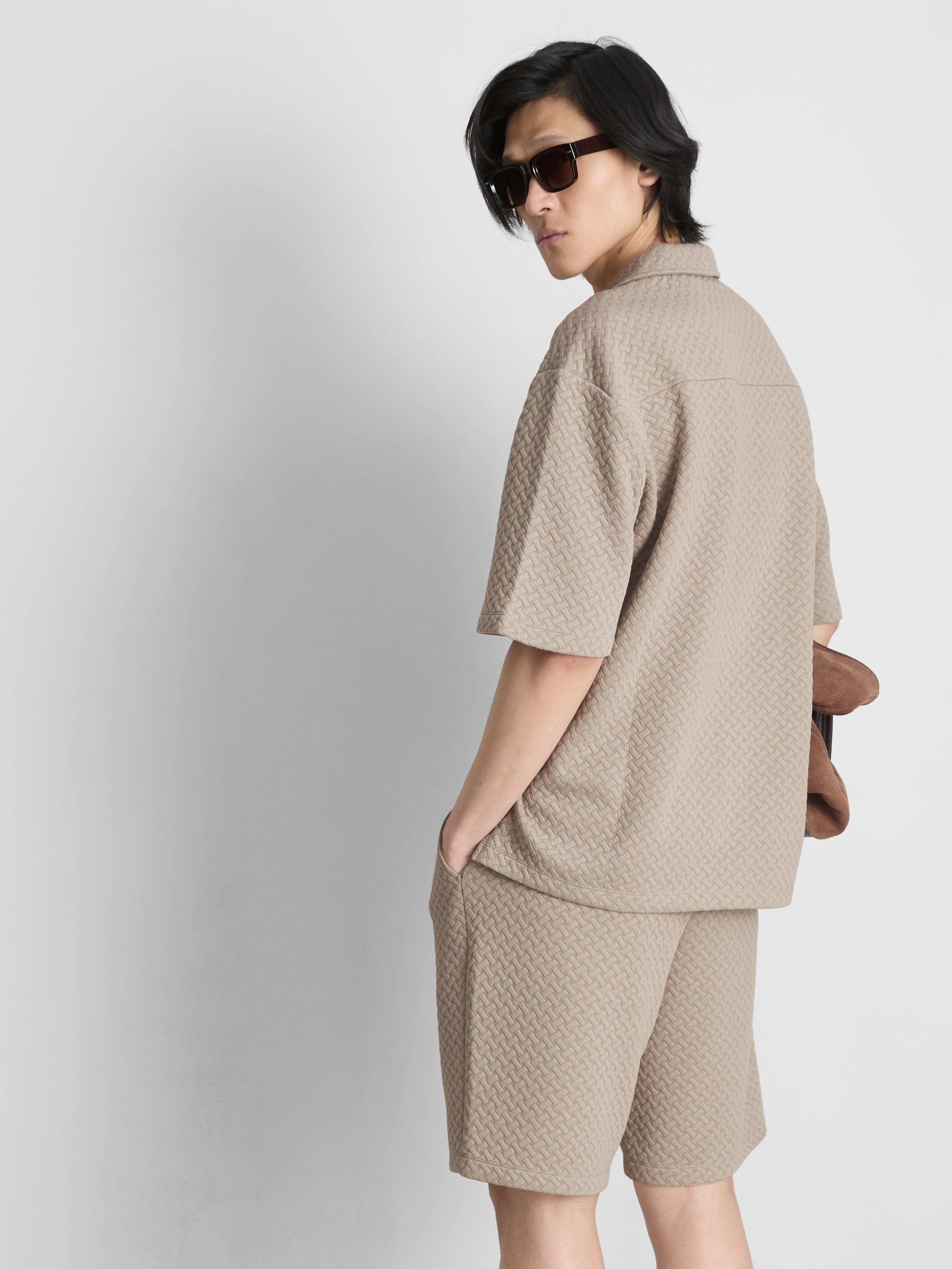 Chemise texturée à manches longues The Edit