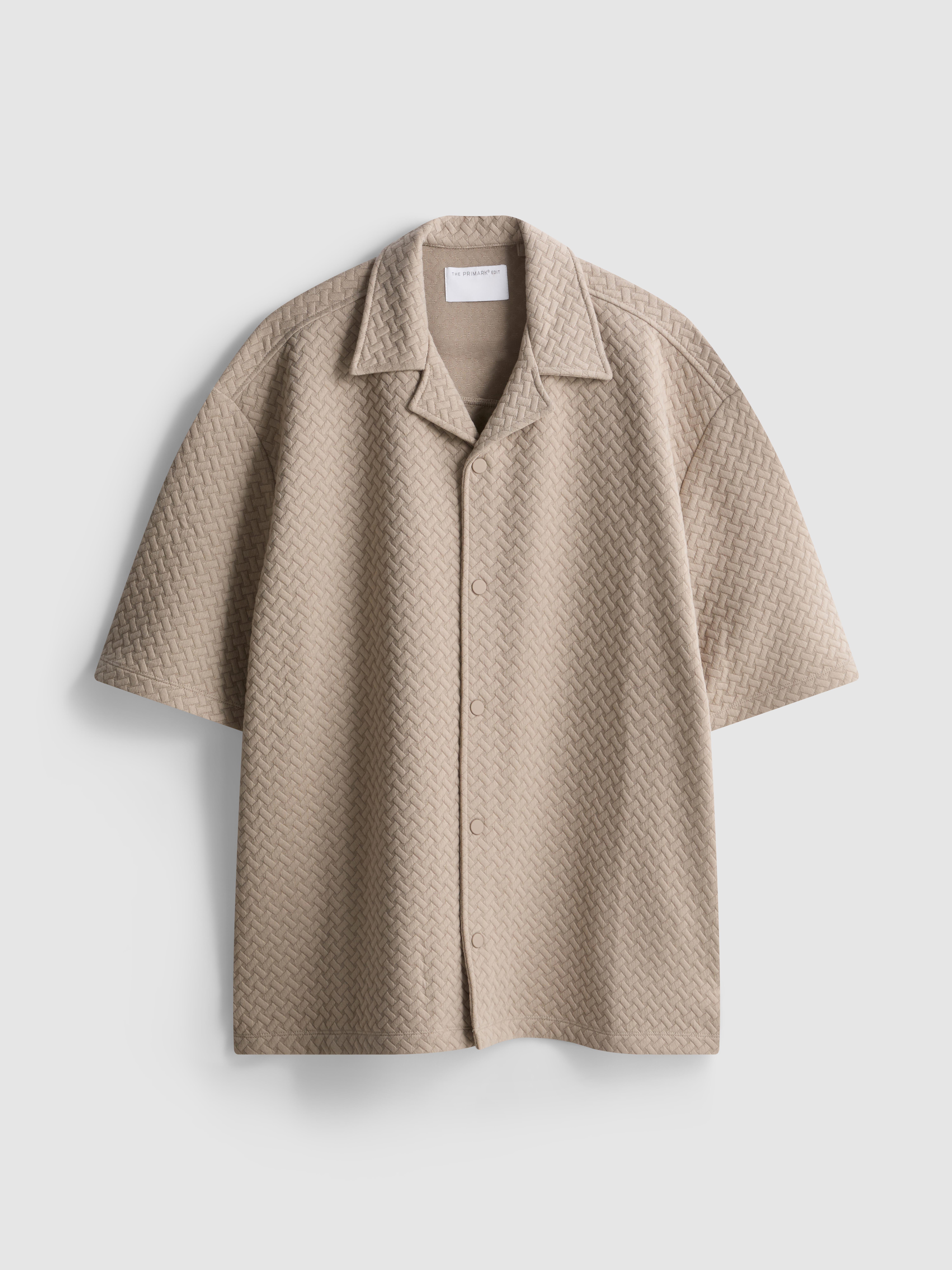 Chemise texturée à manches longues The Edit