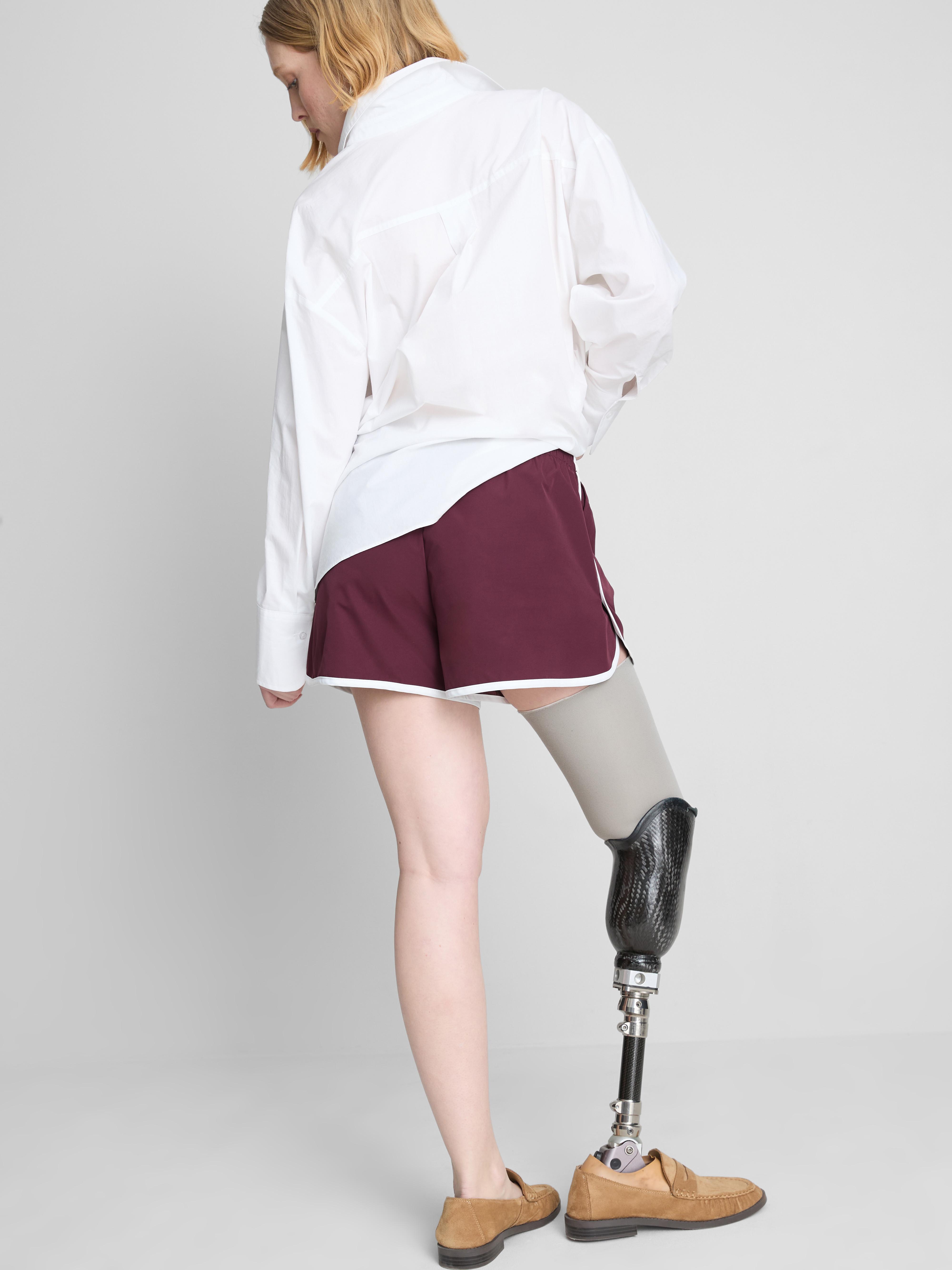 Contrast Trim Running Shorts