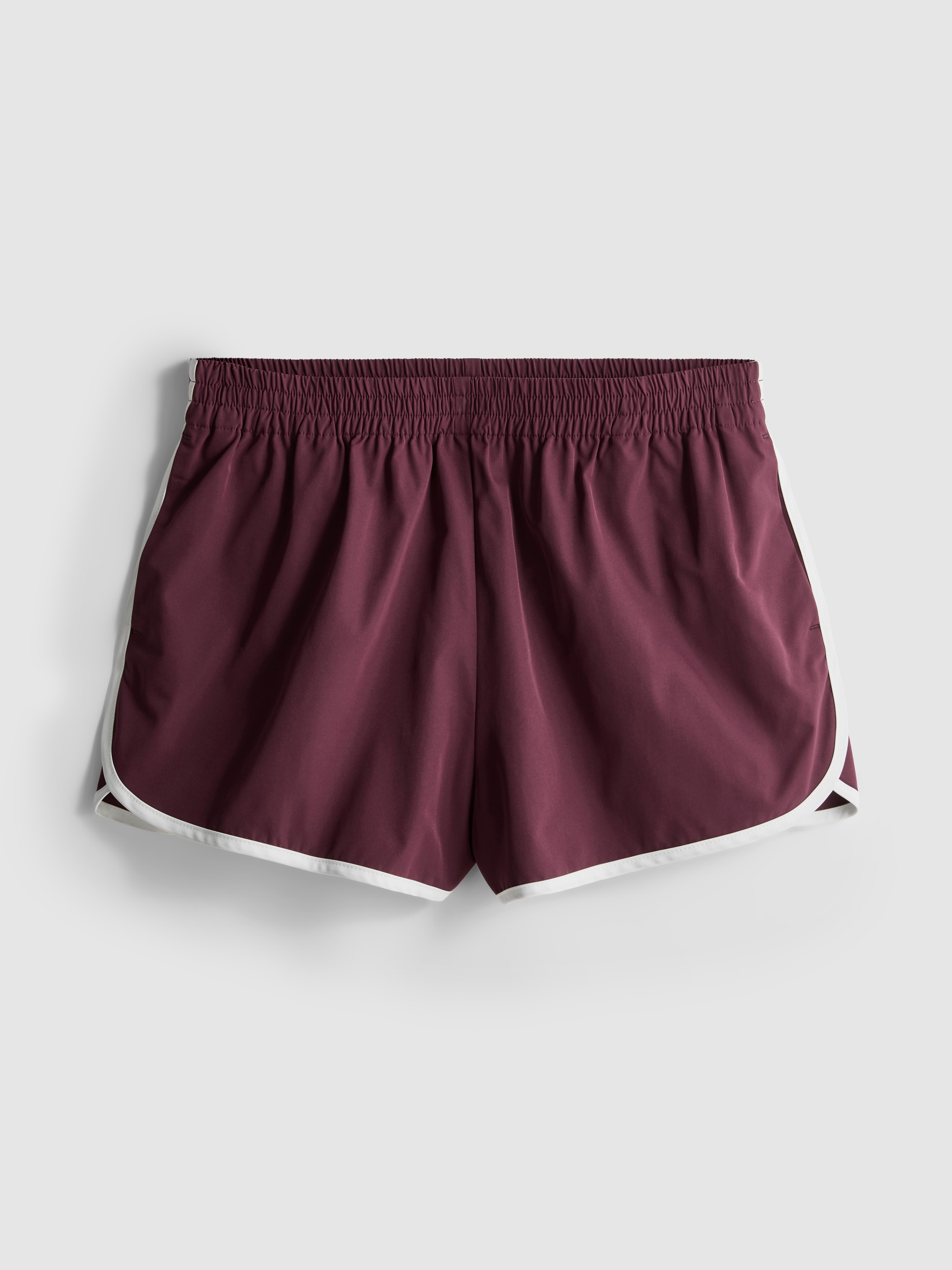 Contrast Trim Running Shorts