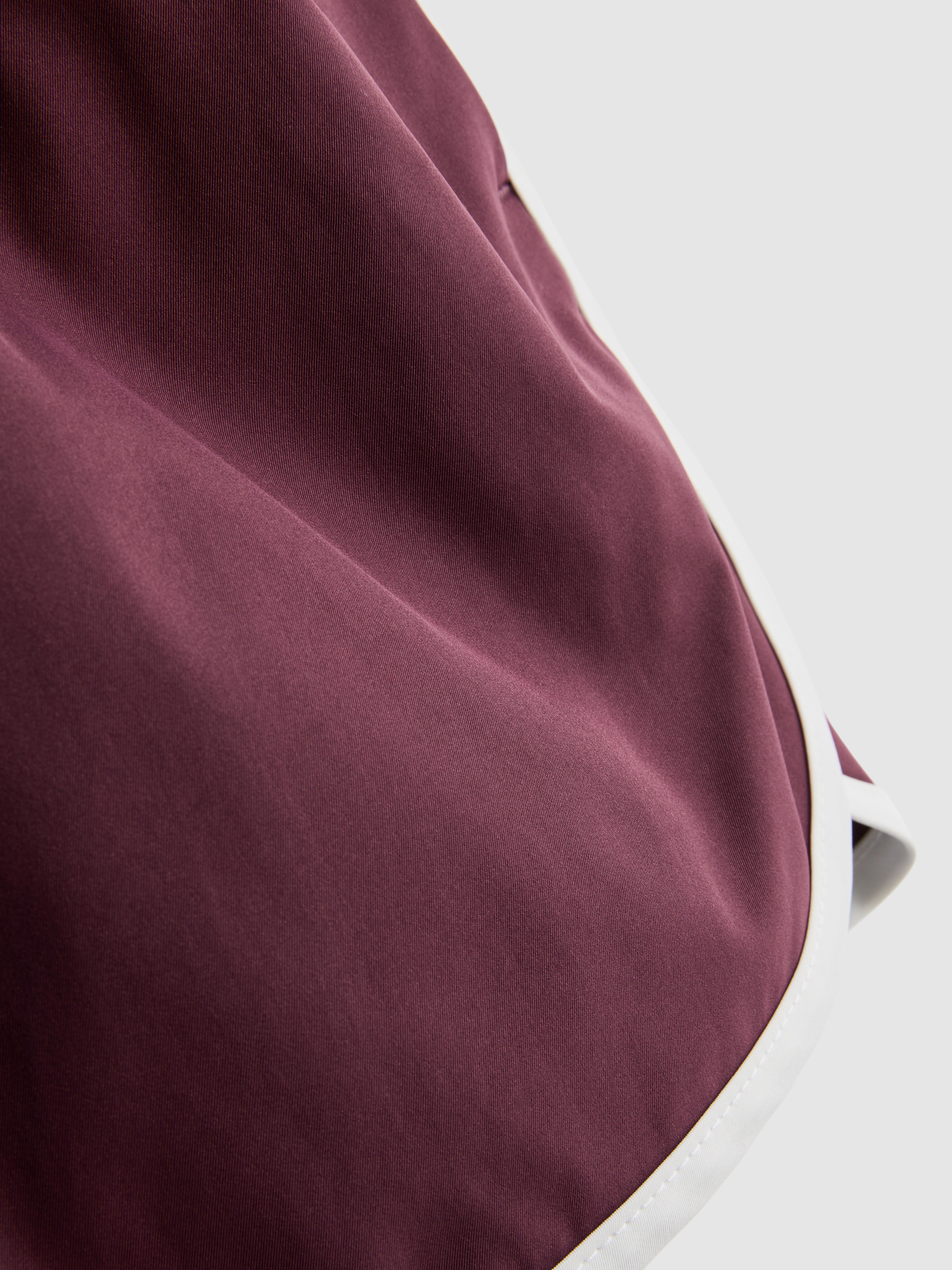Contrast Trim Running Shorts