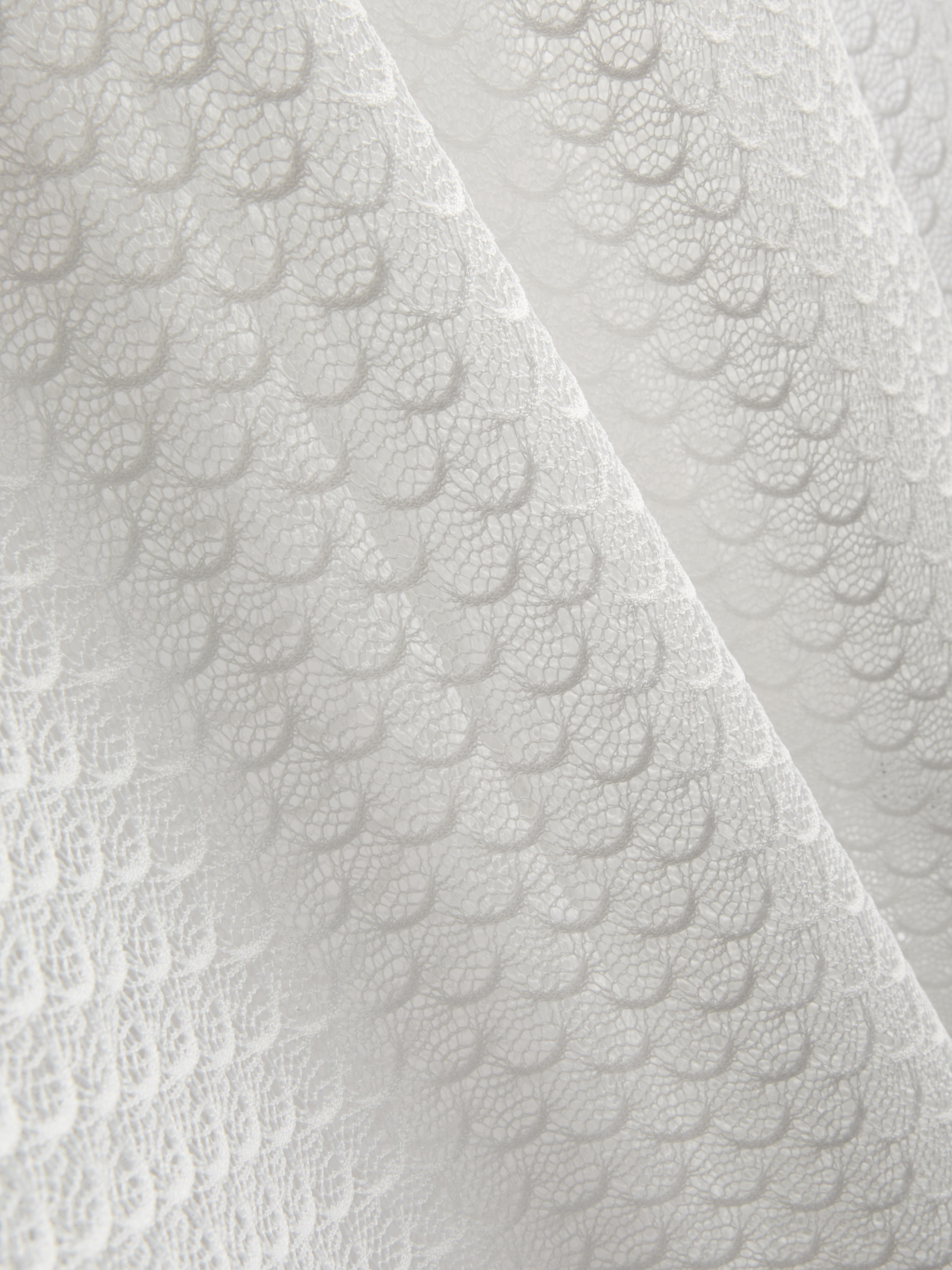 Mini-strandkaftan met schelpmotief