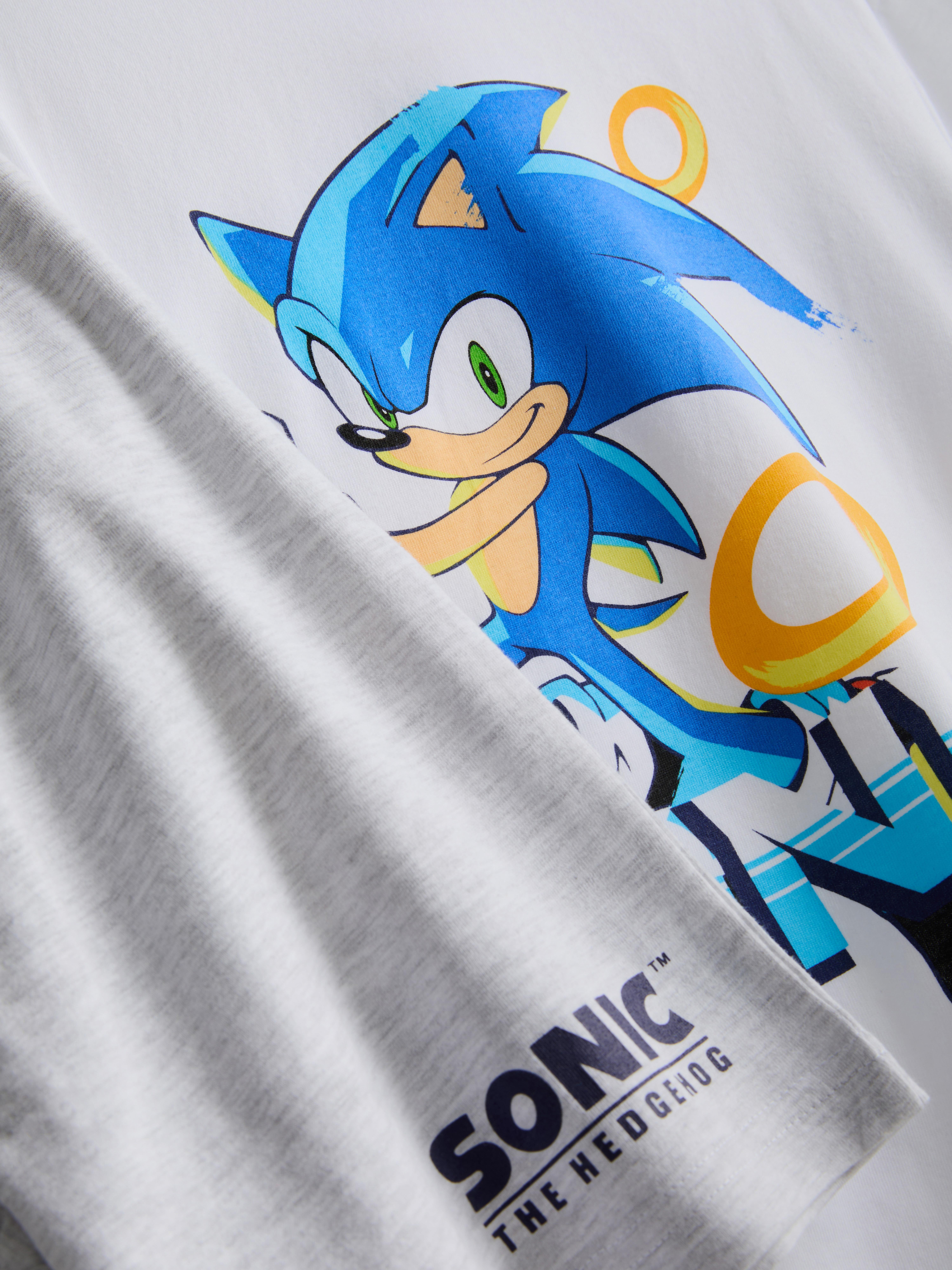 7-15 anos | Pijama curto Sonic The Hedgehog