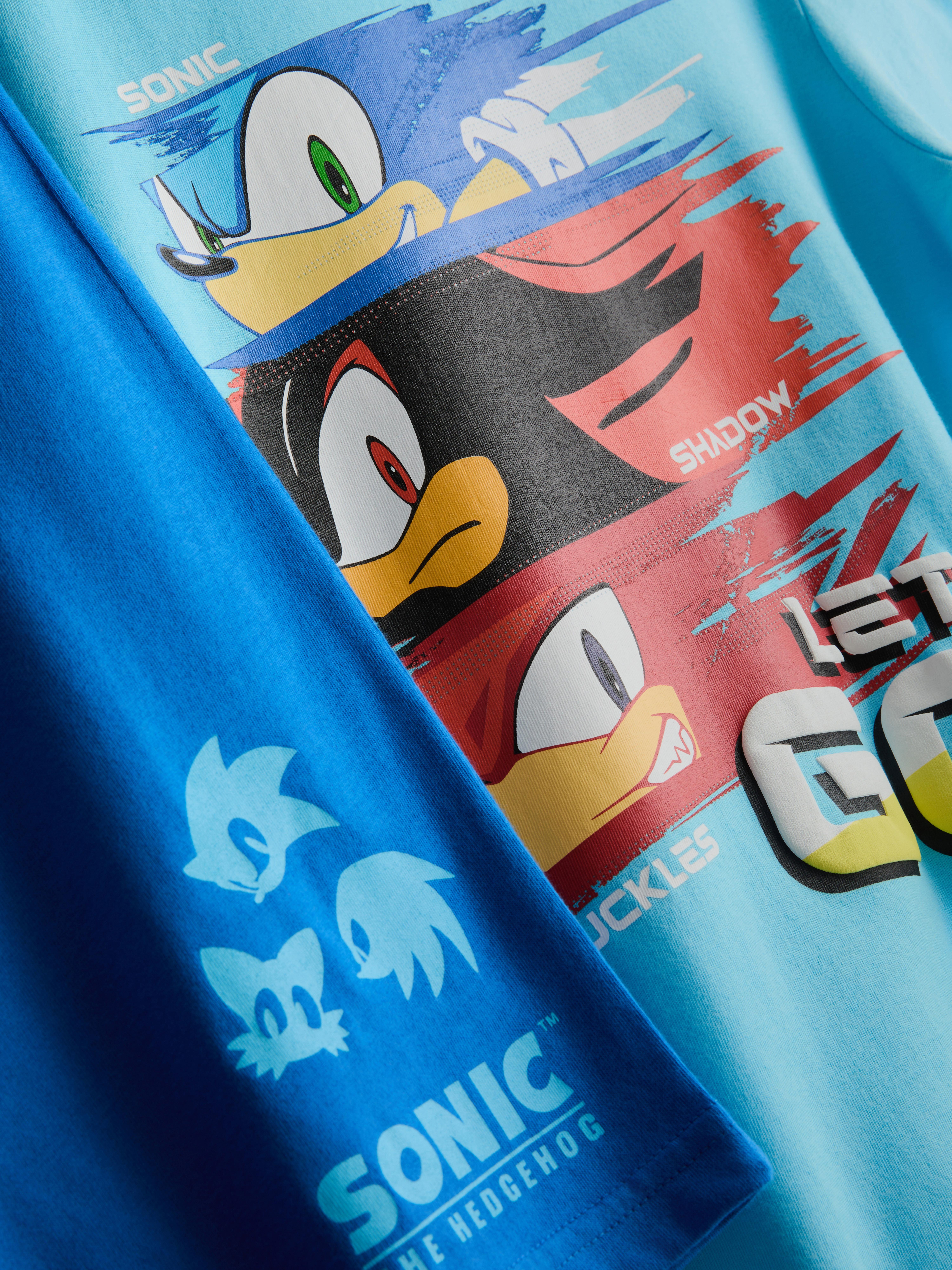 7-15 anos | Pijama curto Sonic The Hedgehog