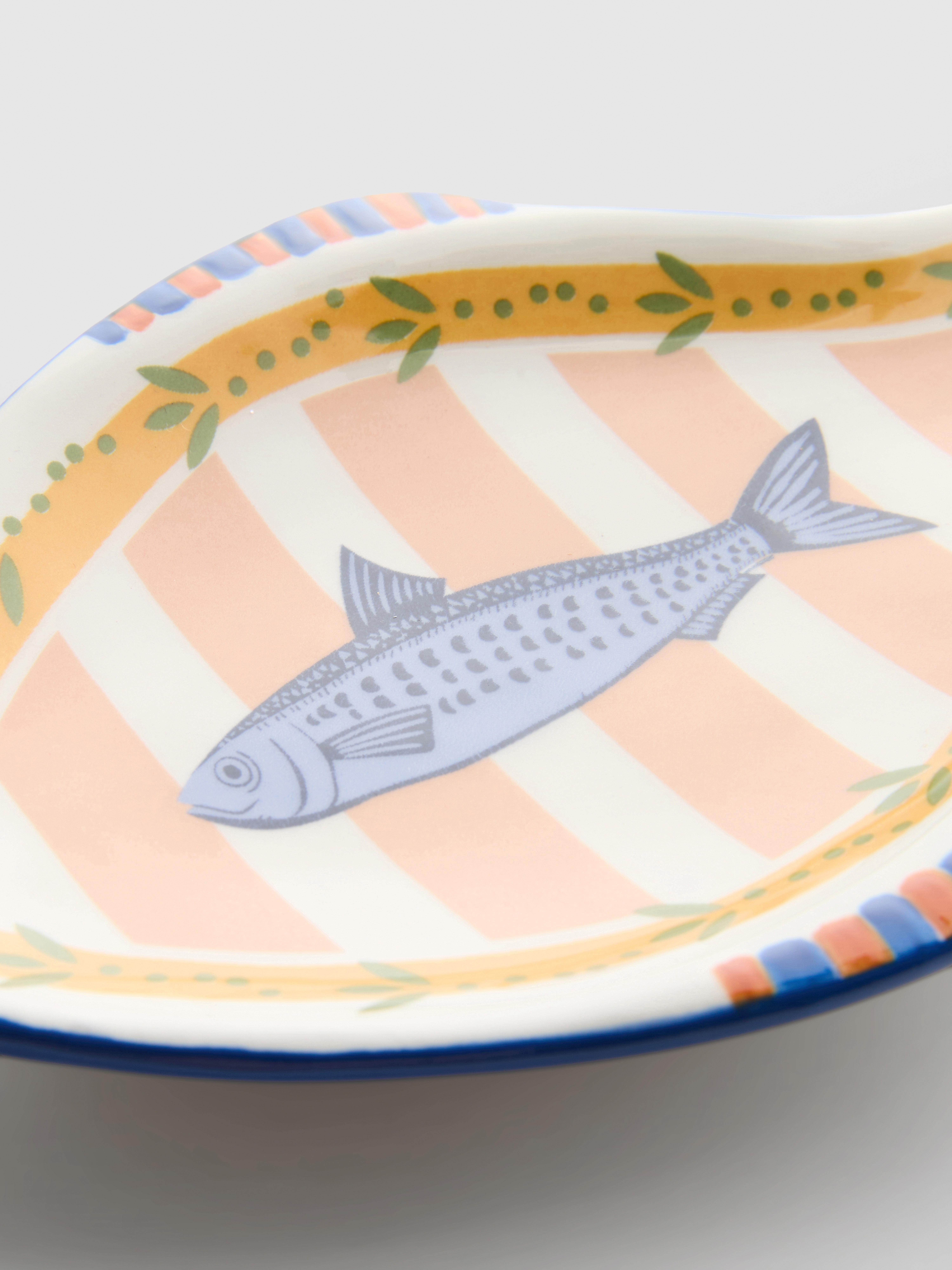 Plato para abalorios en forma de pez