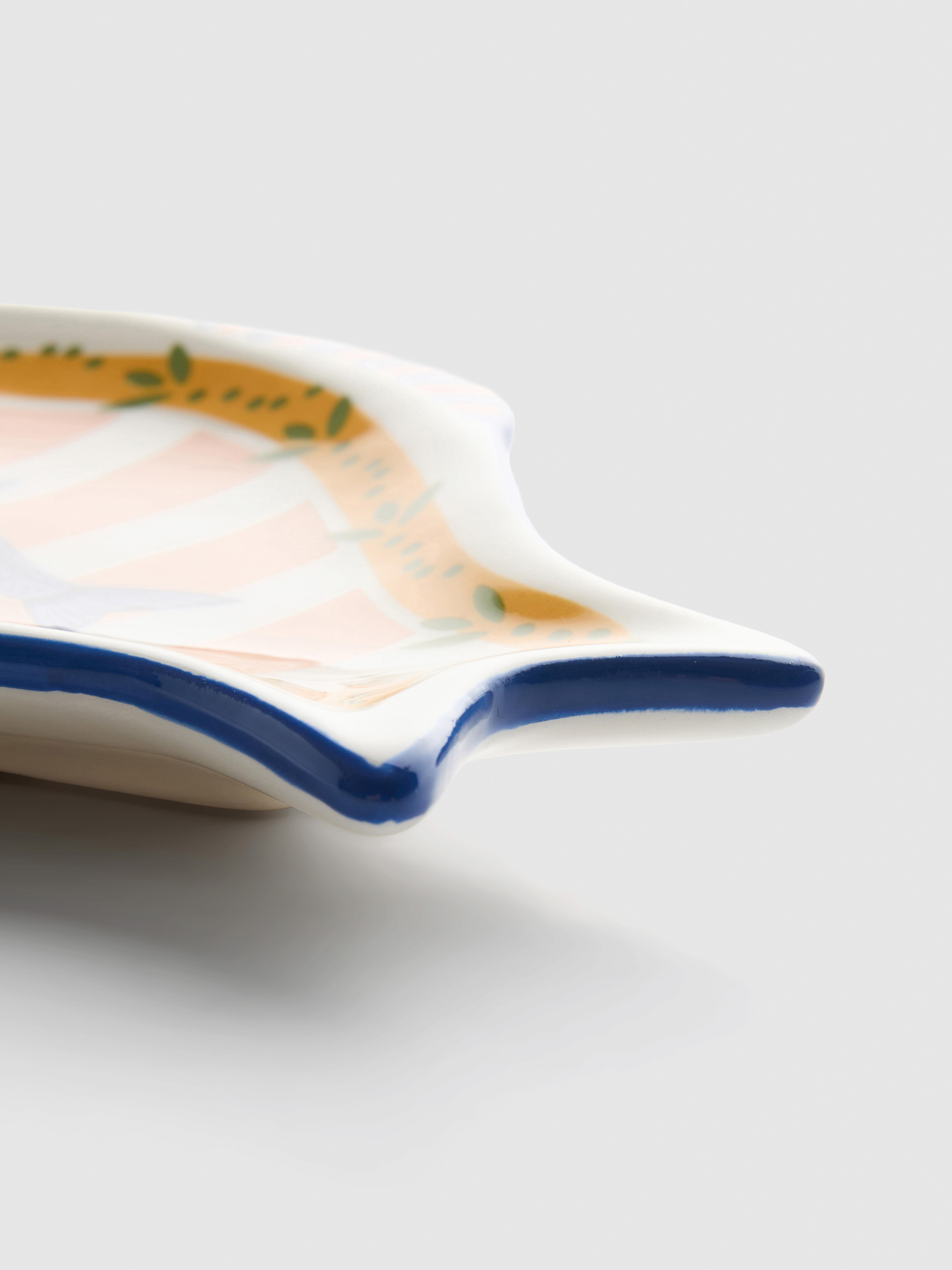 Plato para abalorios en forma de pez