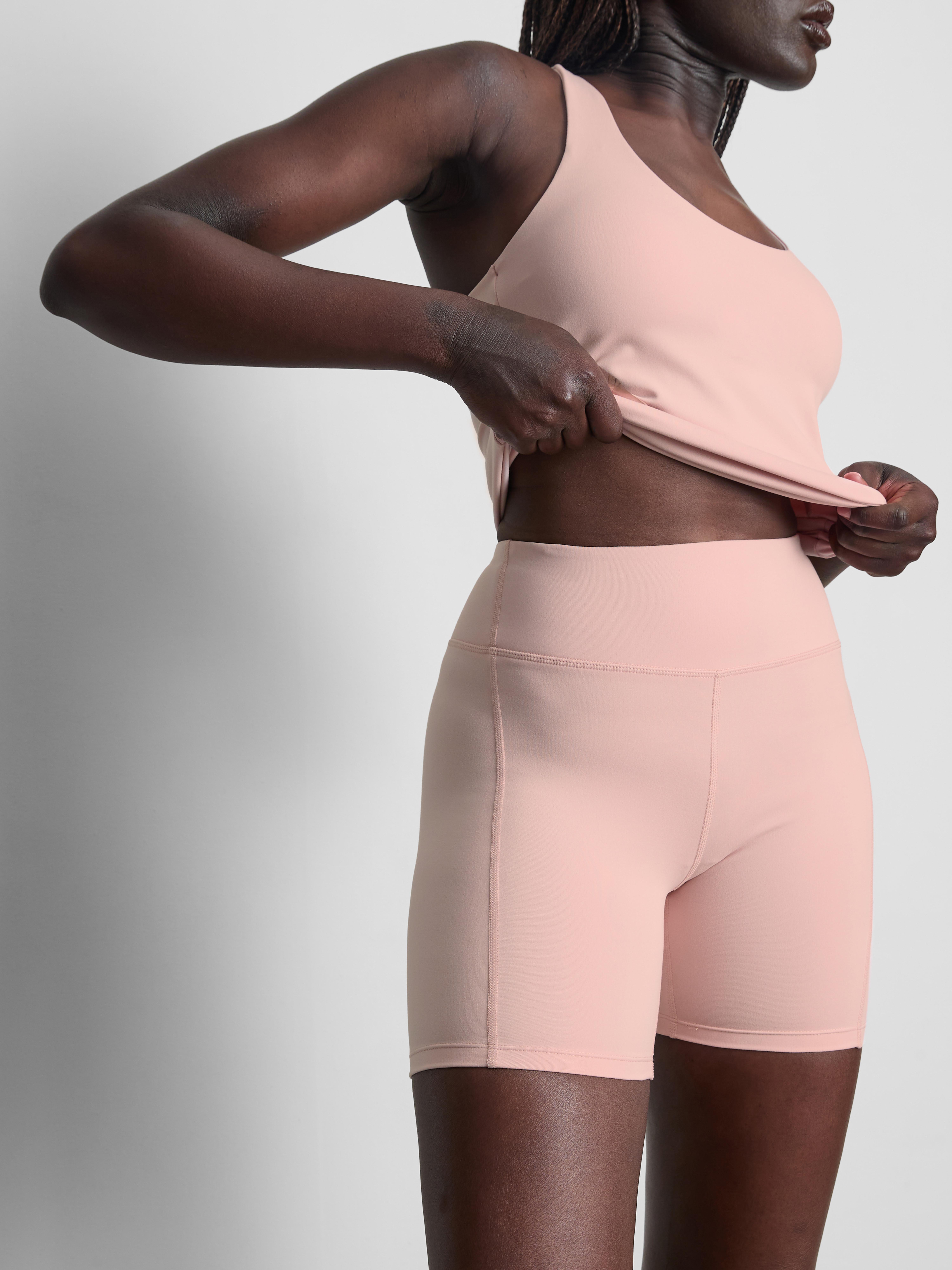Yogashort met hoge taille