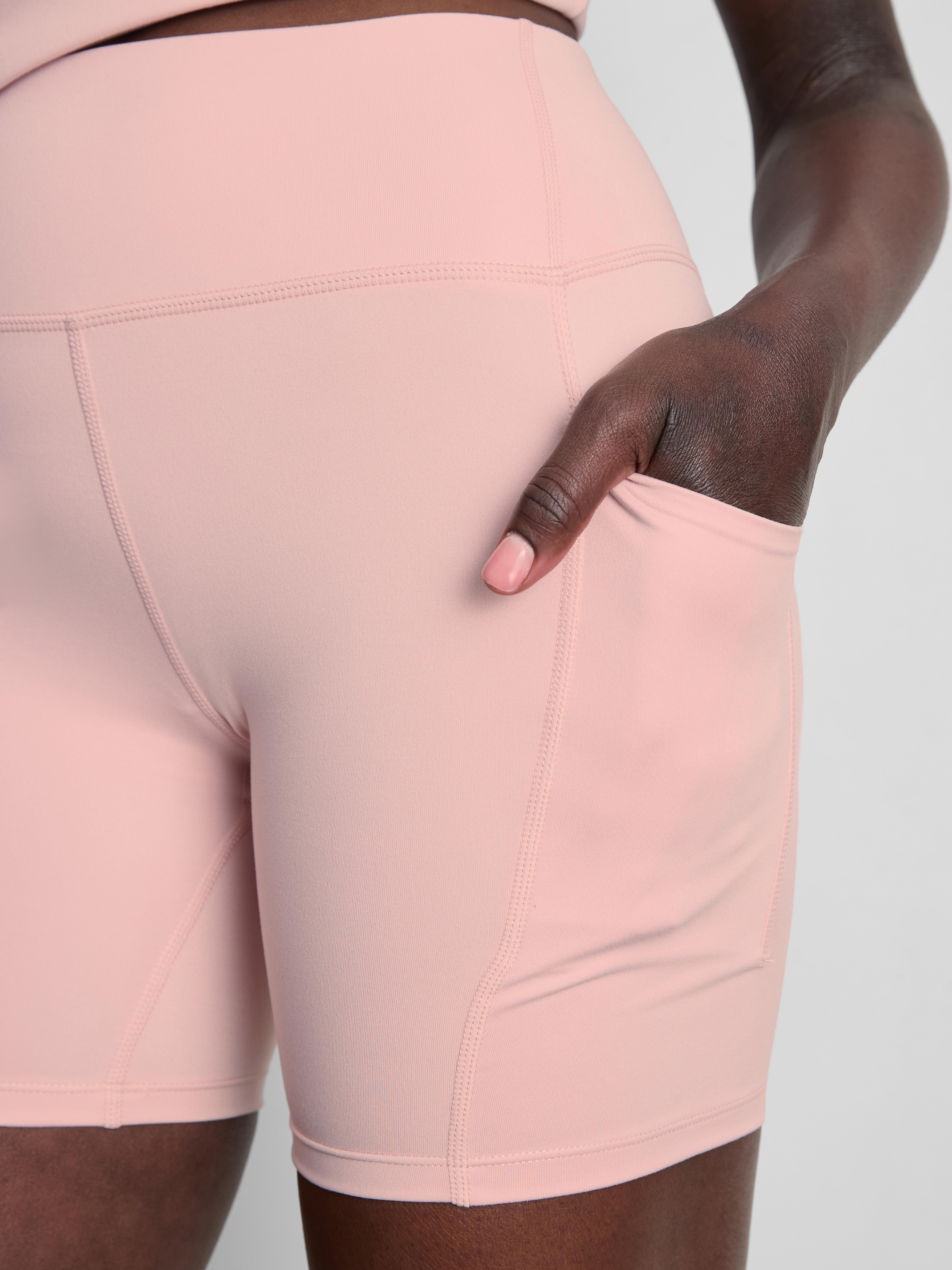 Yogashort met hoge taille