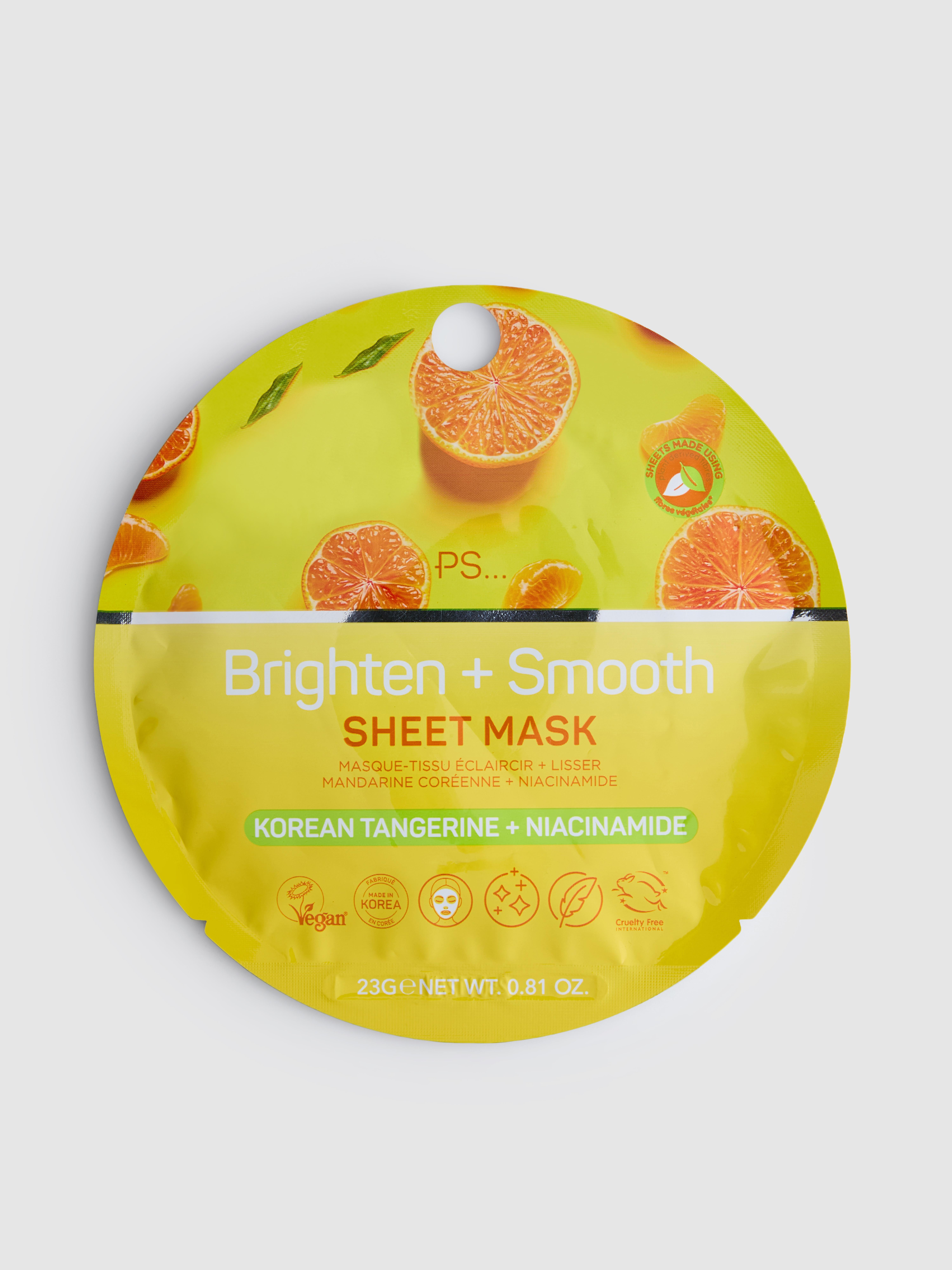 Masque-tissu à la mandarine coréenne PS...