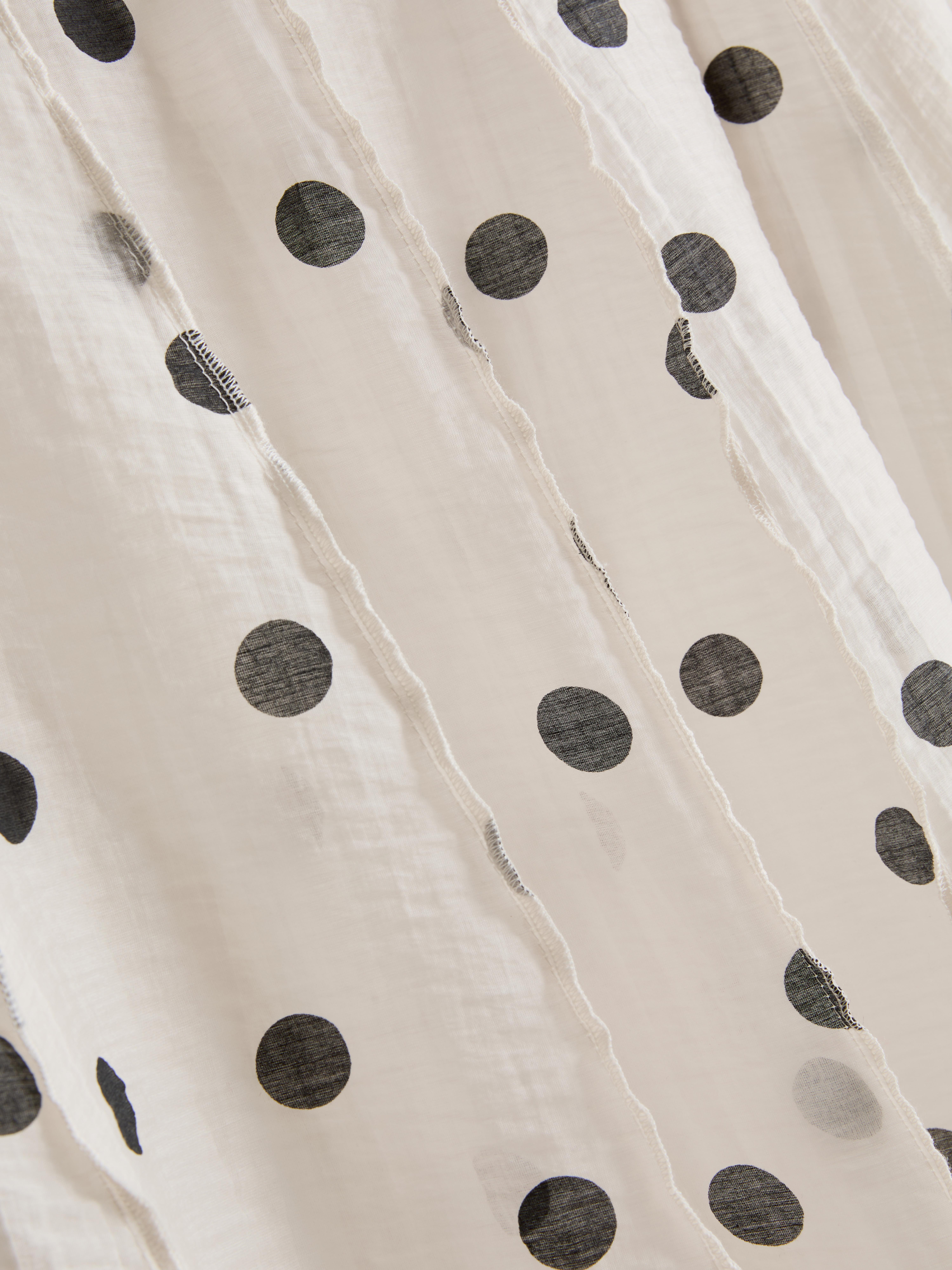 Seam Detail Full Midi Skirt