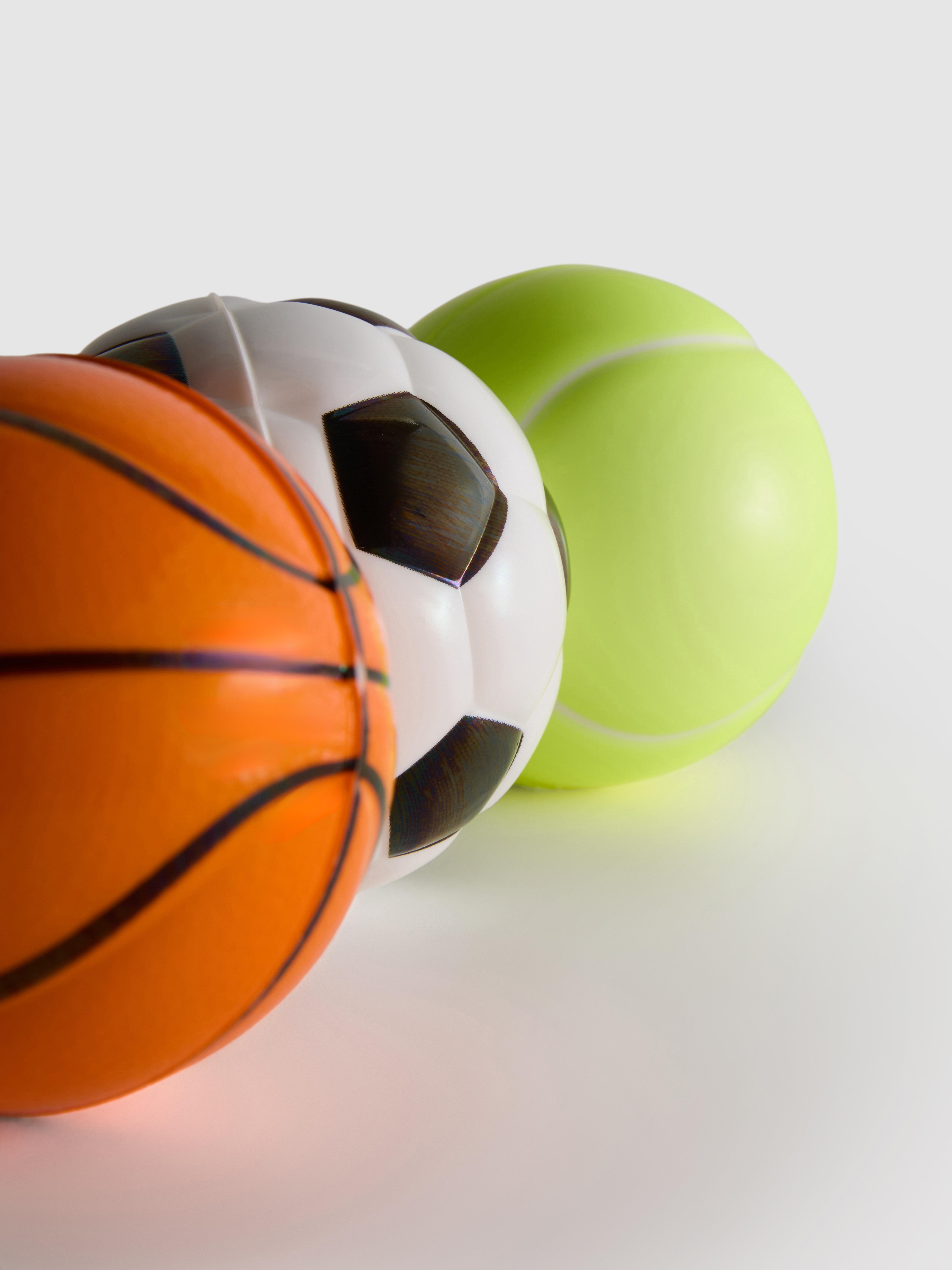 Confezione da 3 palline rimbalzanti sportive