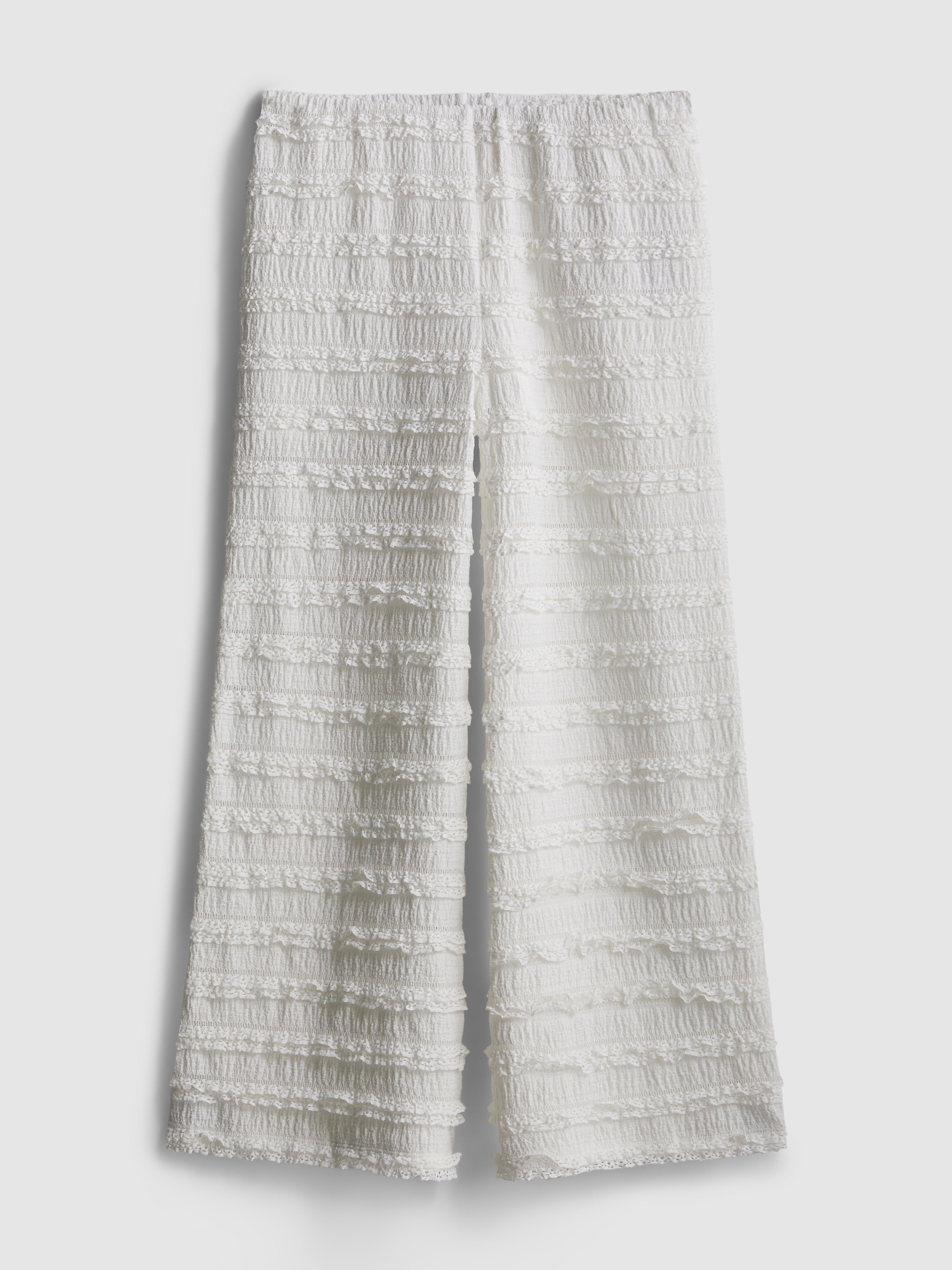 7-15yrs | Textured Wide-Leg Pants