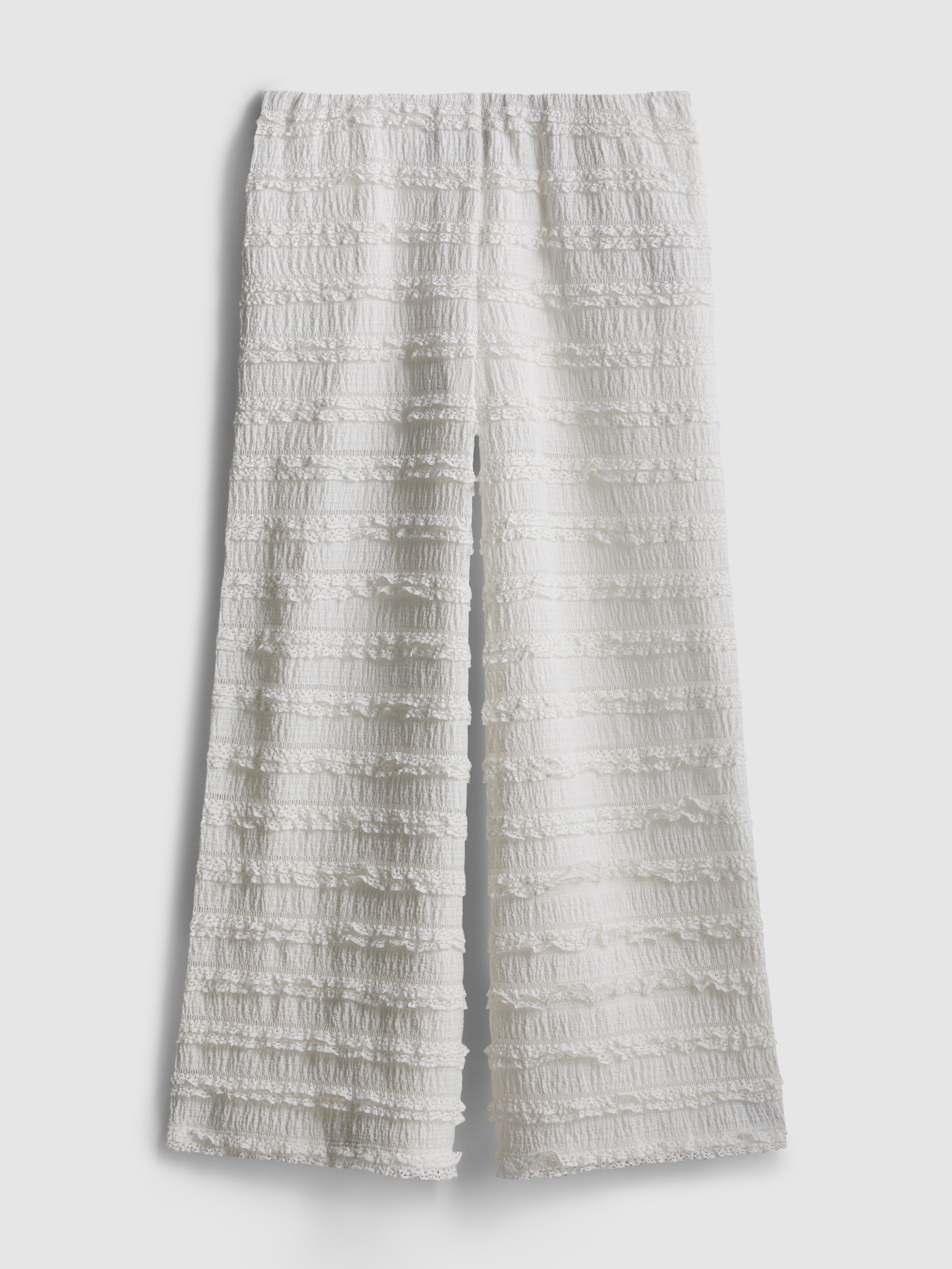 7-15yrs | Textured Wide-Leg Pants