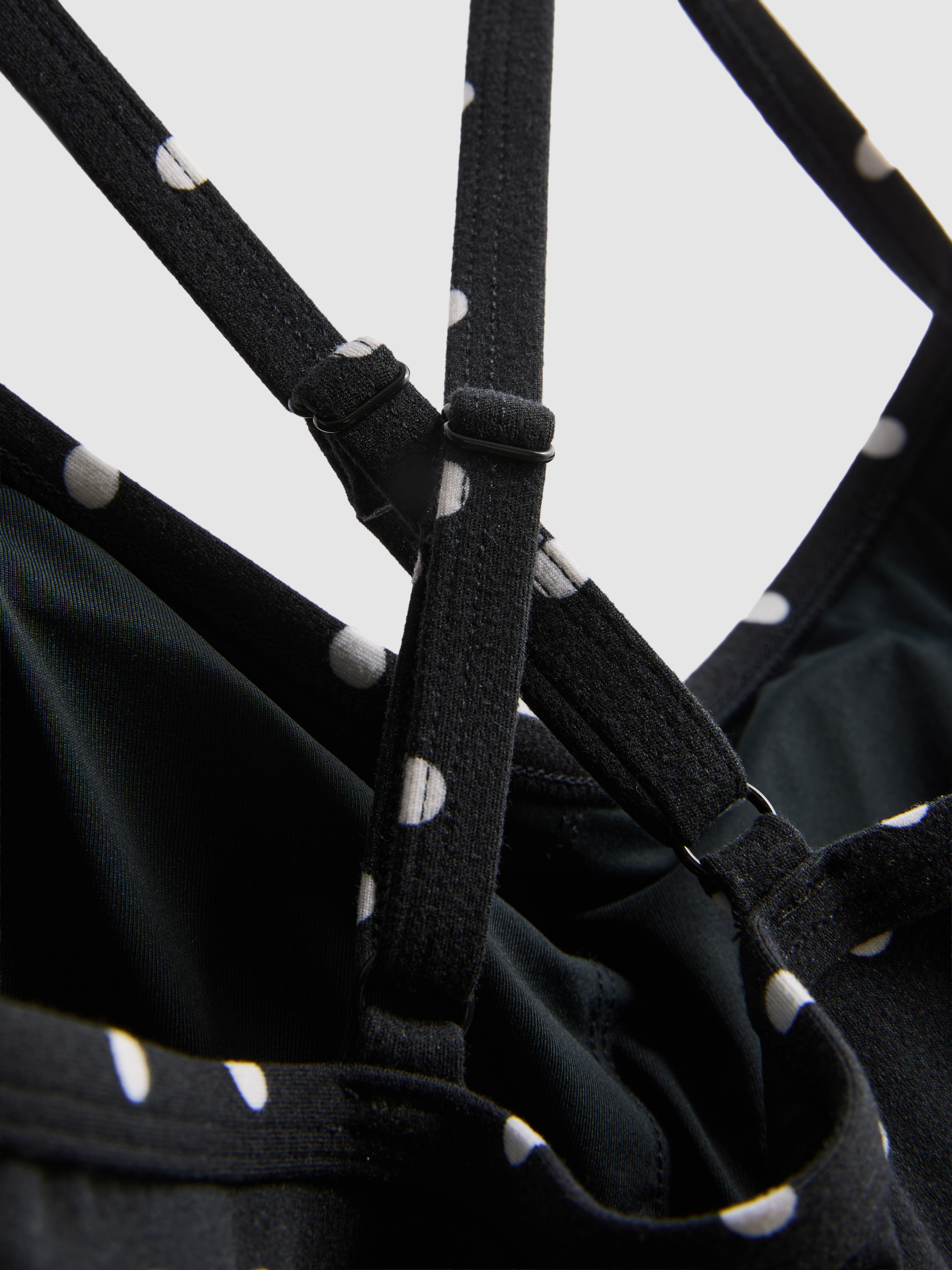 Polka Dot Active Crop Top