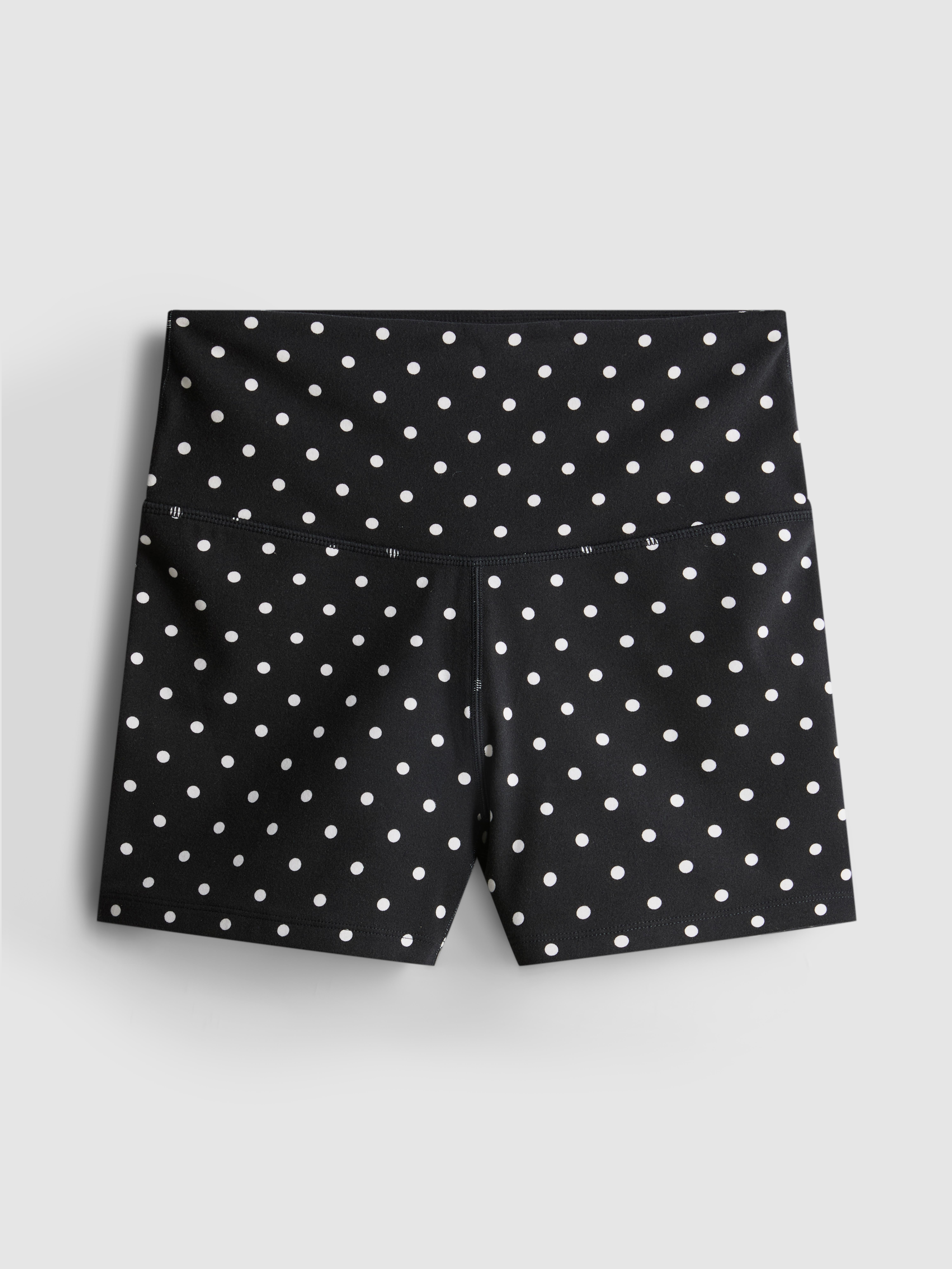 High Waisted Polka Dot Yoga Shorts