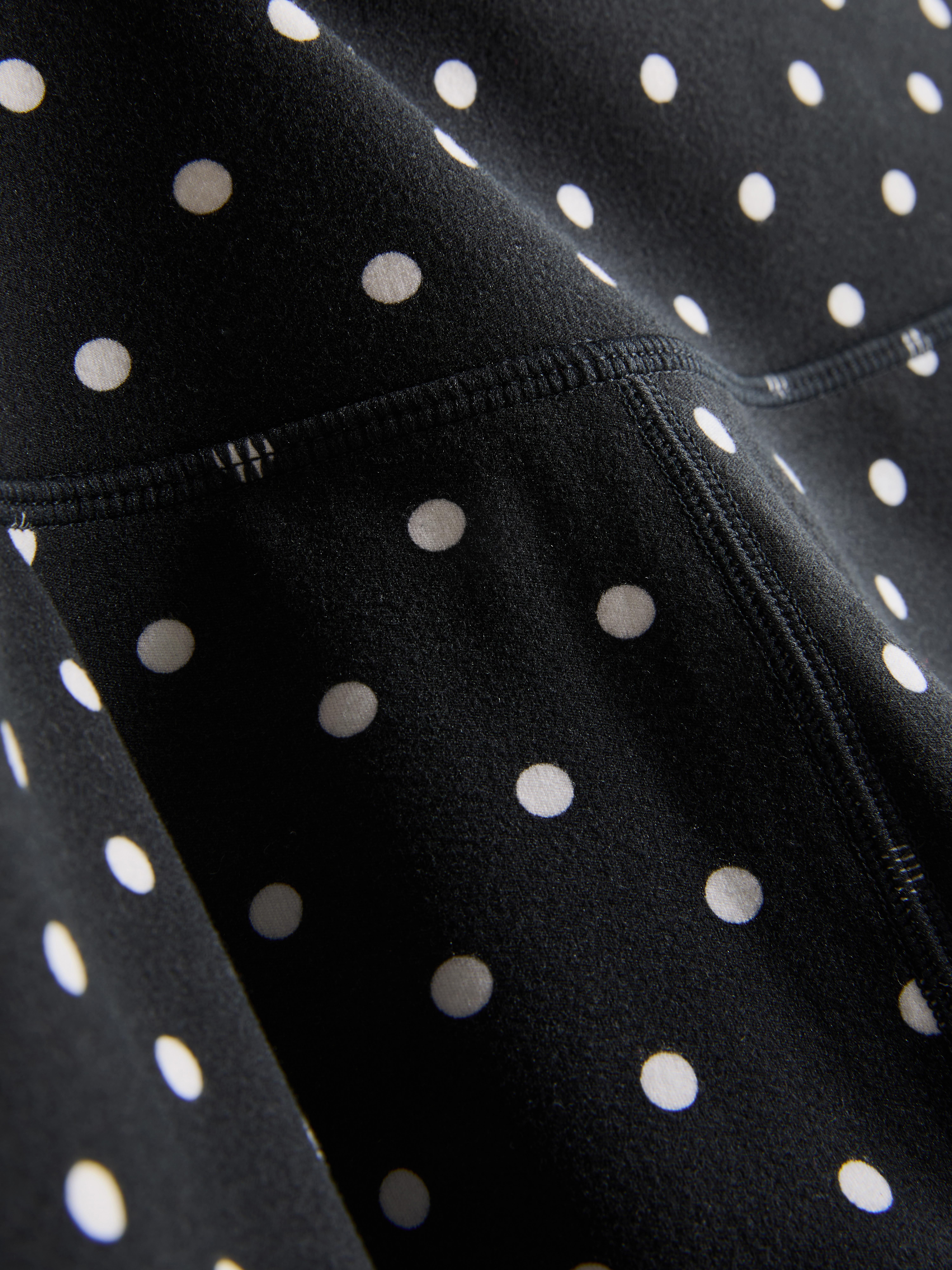 High Waisted Polka Dot Yoga Shorts