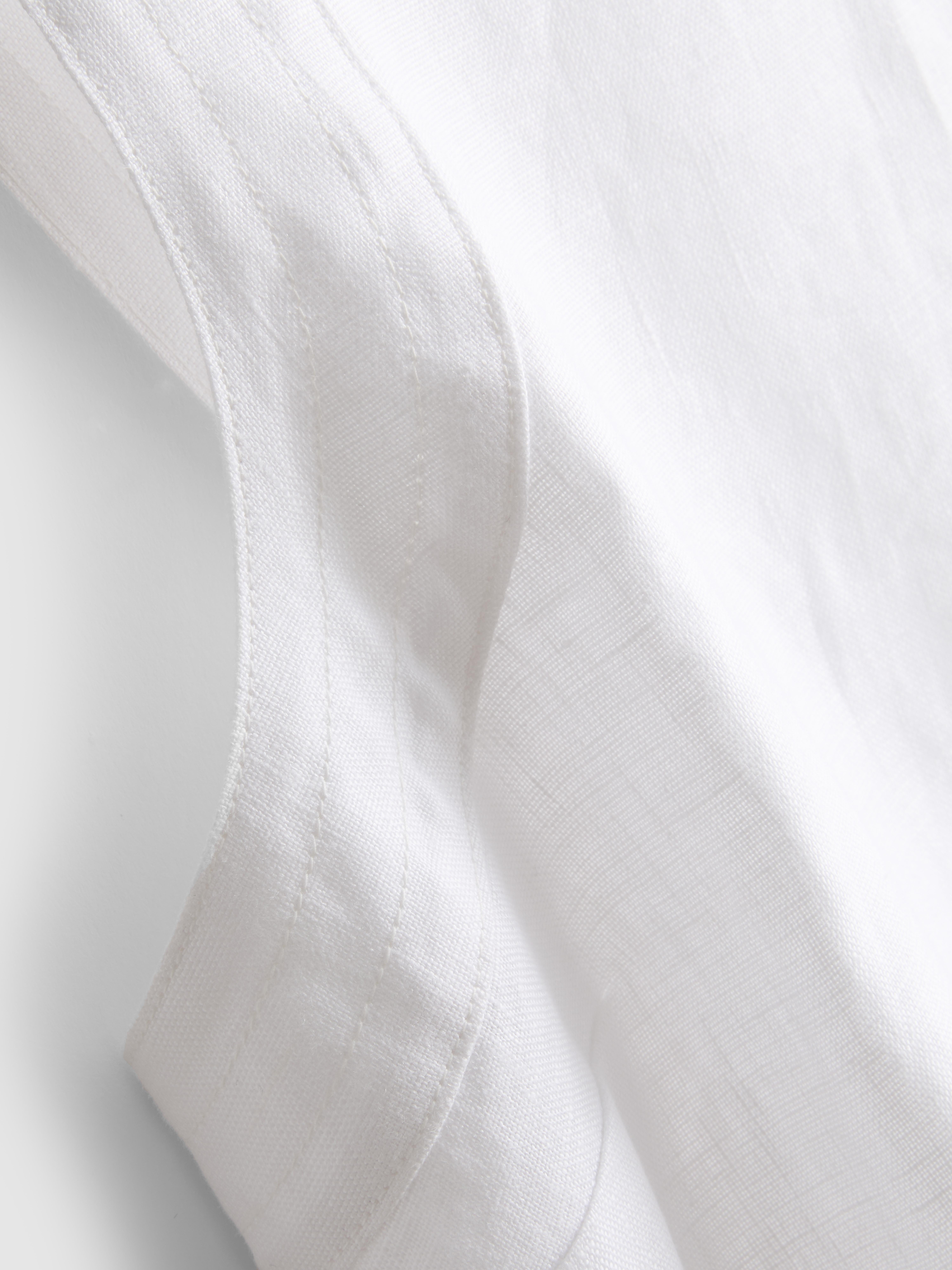 The Edit A-Line Wide Strap Linen Top