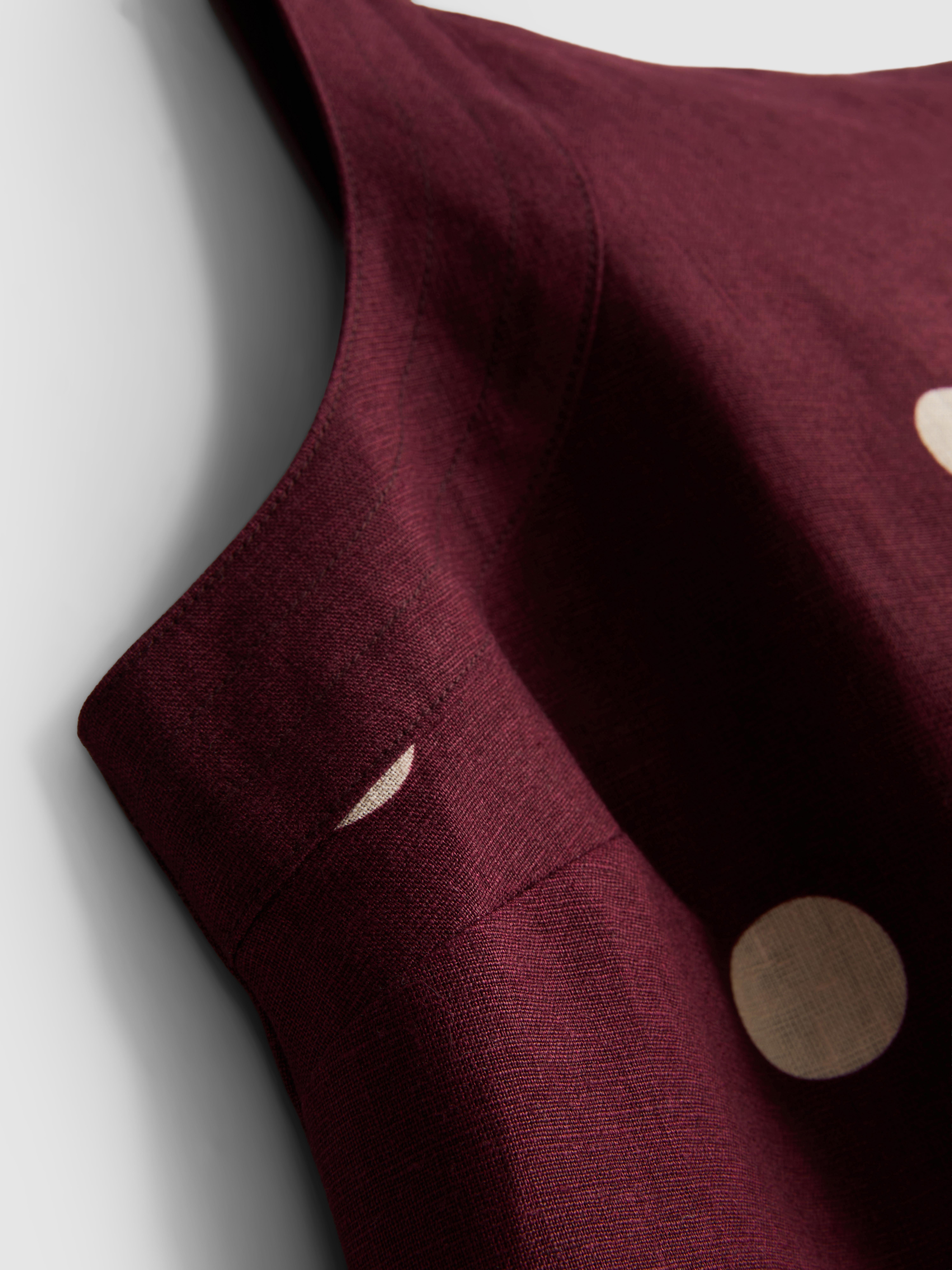 The Edit A-Line Wide Strap Linen Top