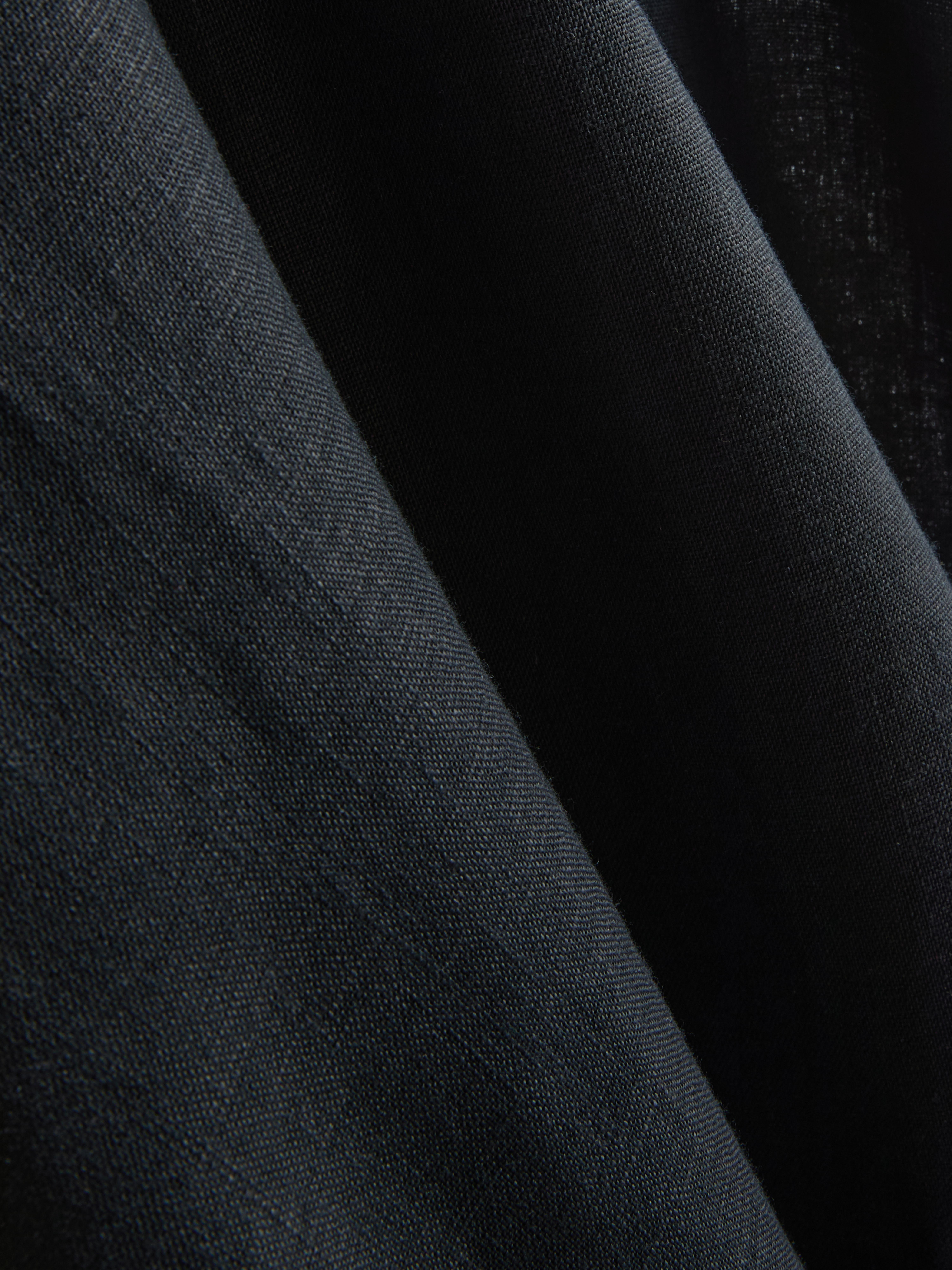 The Edit A-Line Wide Strap Linen Top