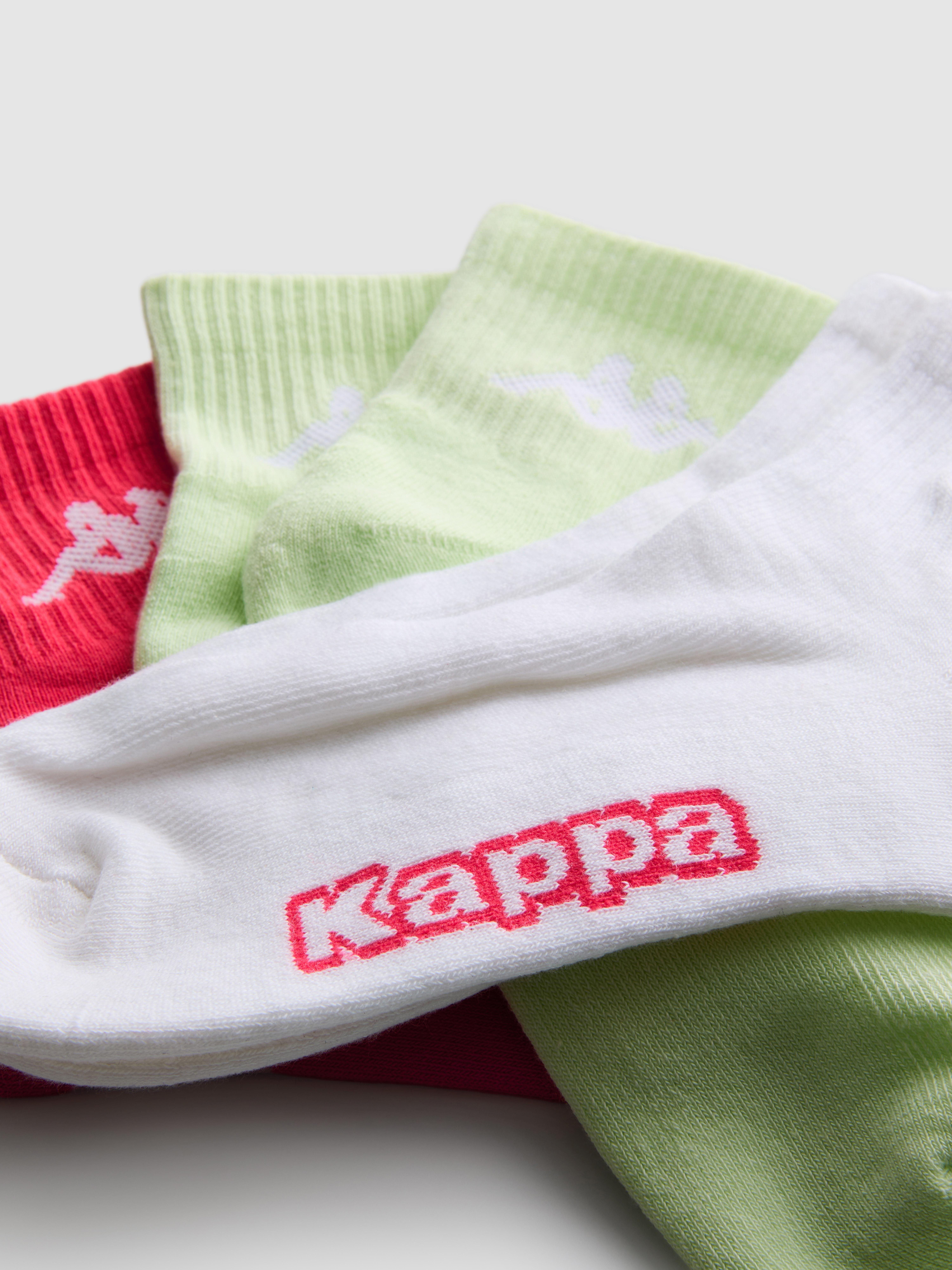 3pk Cotton Rich Kappa Quarter Crew Socks