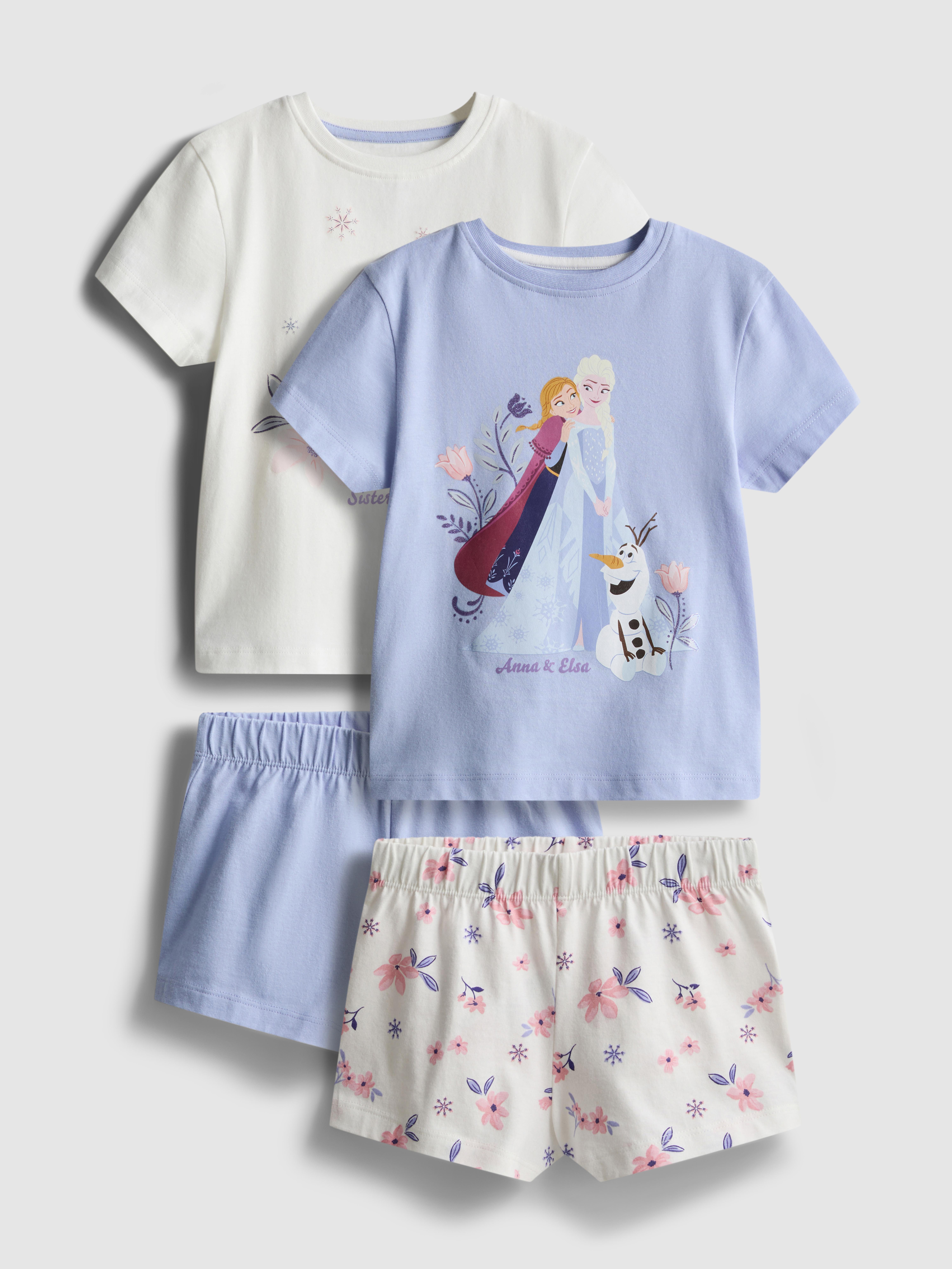 1,5–10 Jahre | Kurzer „Disney Die Eiskönigin“ Schlafanzug, 2er-Pack