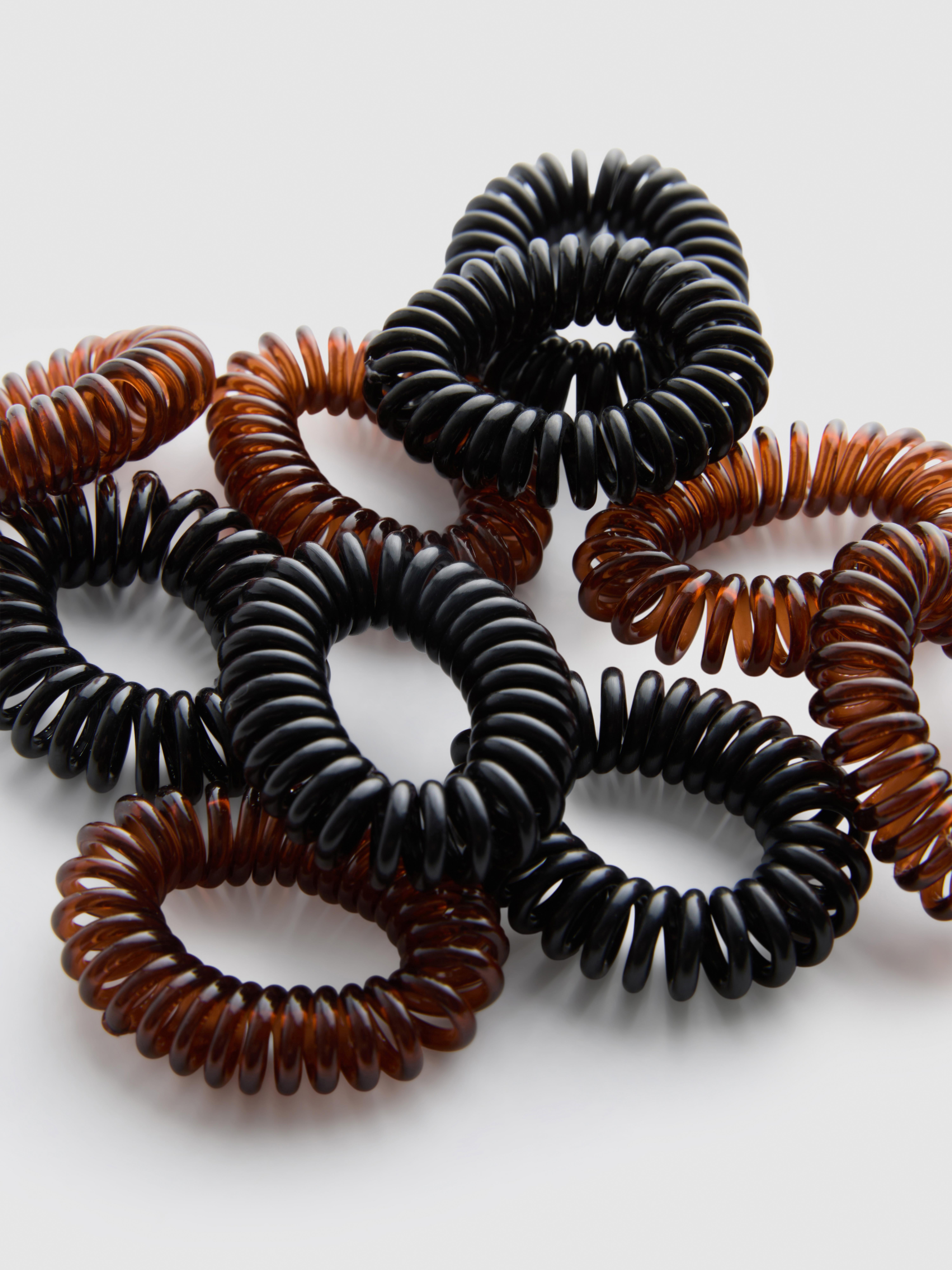 Lot de 10 élastiques en spirale