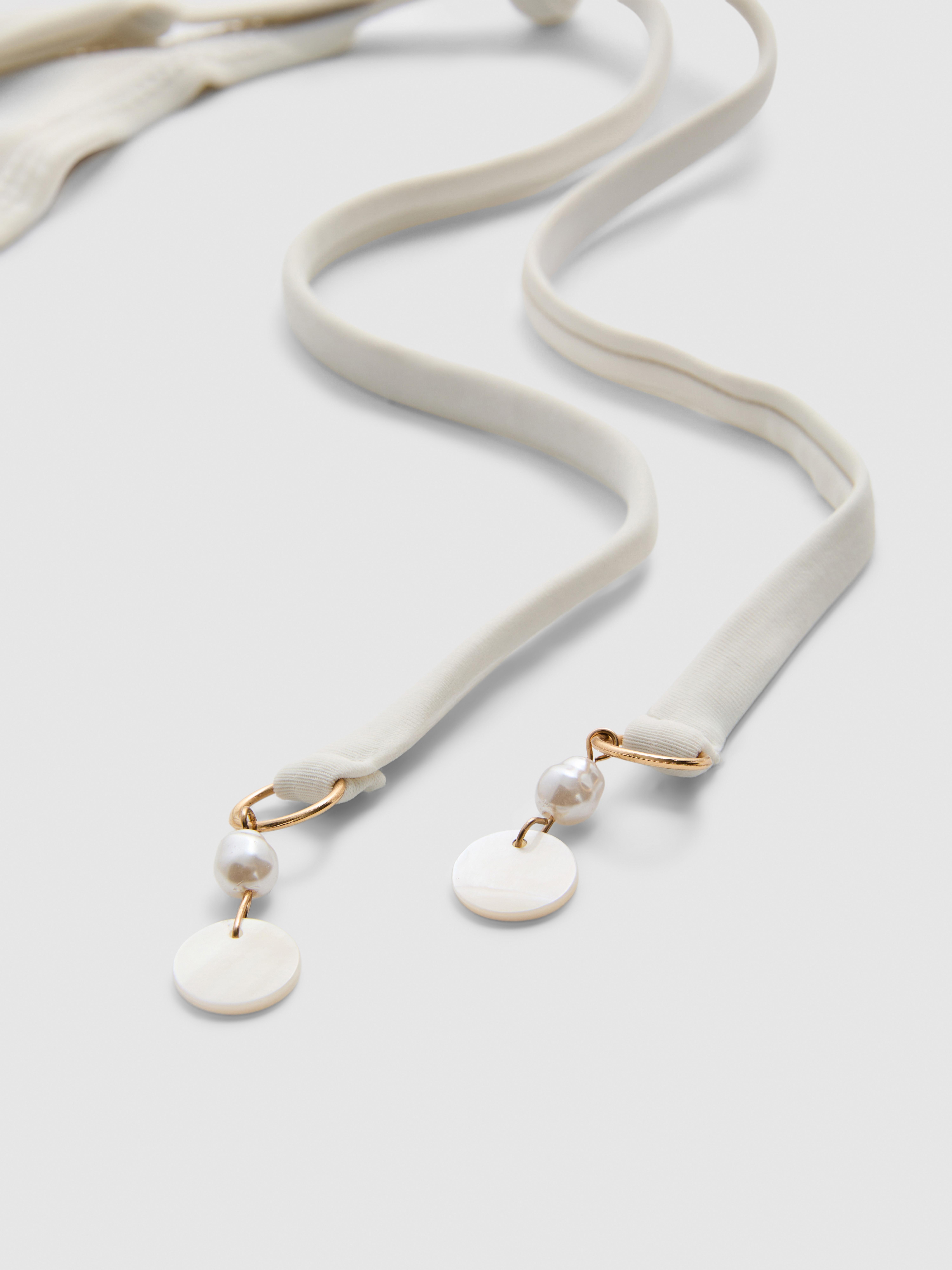 Shell Pearl Side-Tie Bikini Bottoms