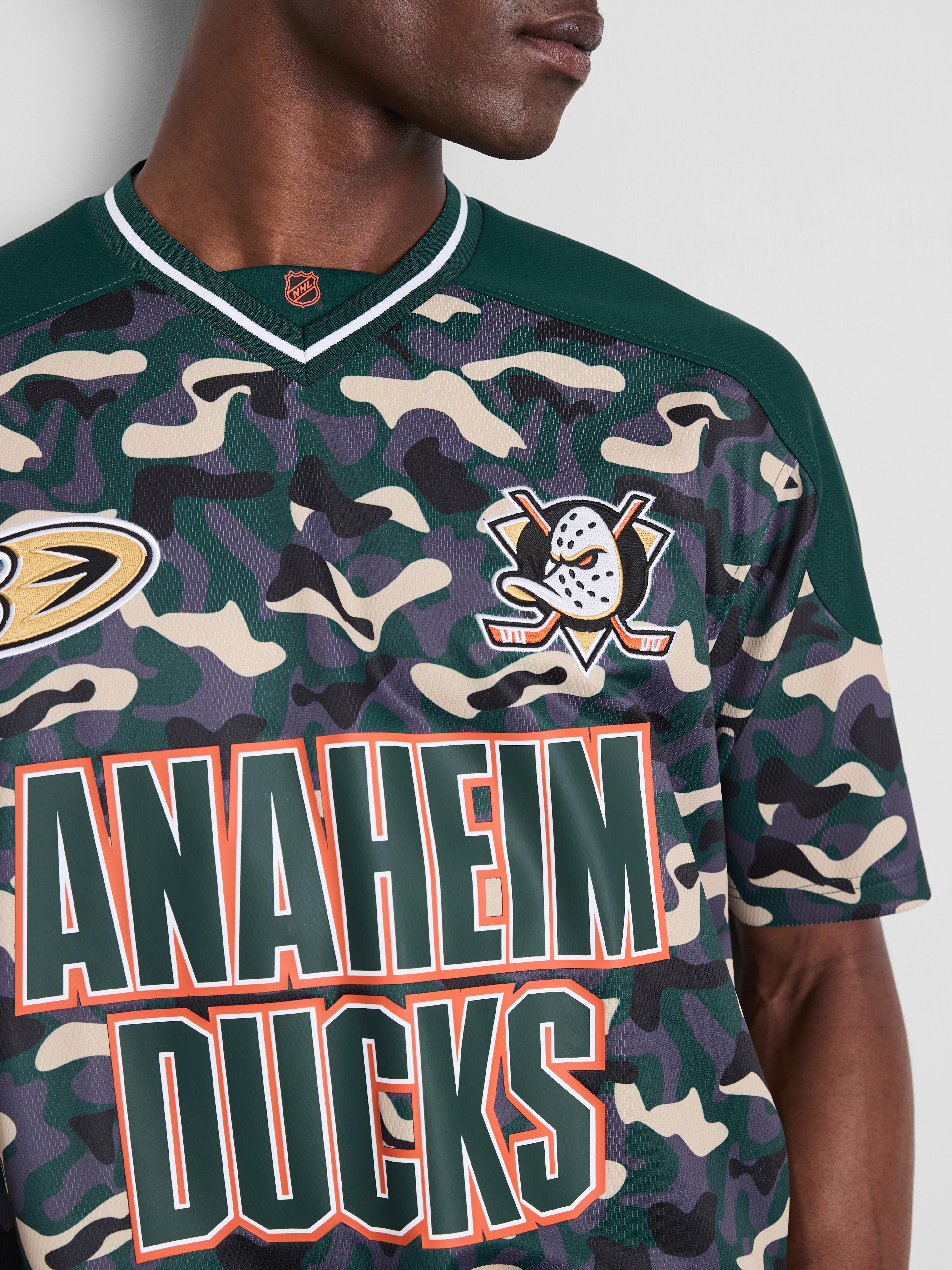 T-shirt met camouflageprint NHL Anaheim Ducks