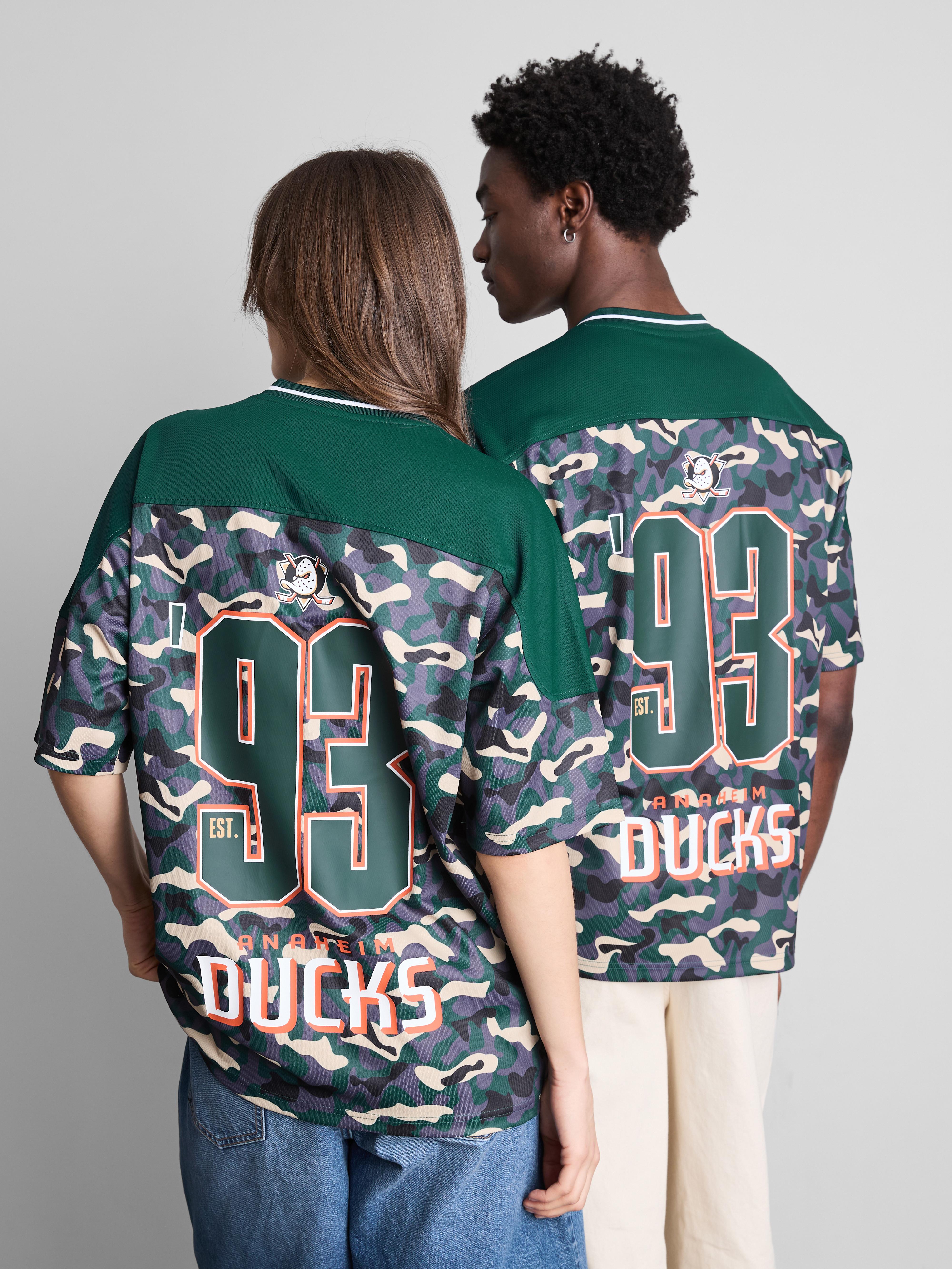 T-shirt met camouflageprint NHL Anaheim Ducks