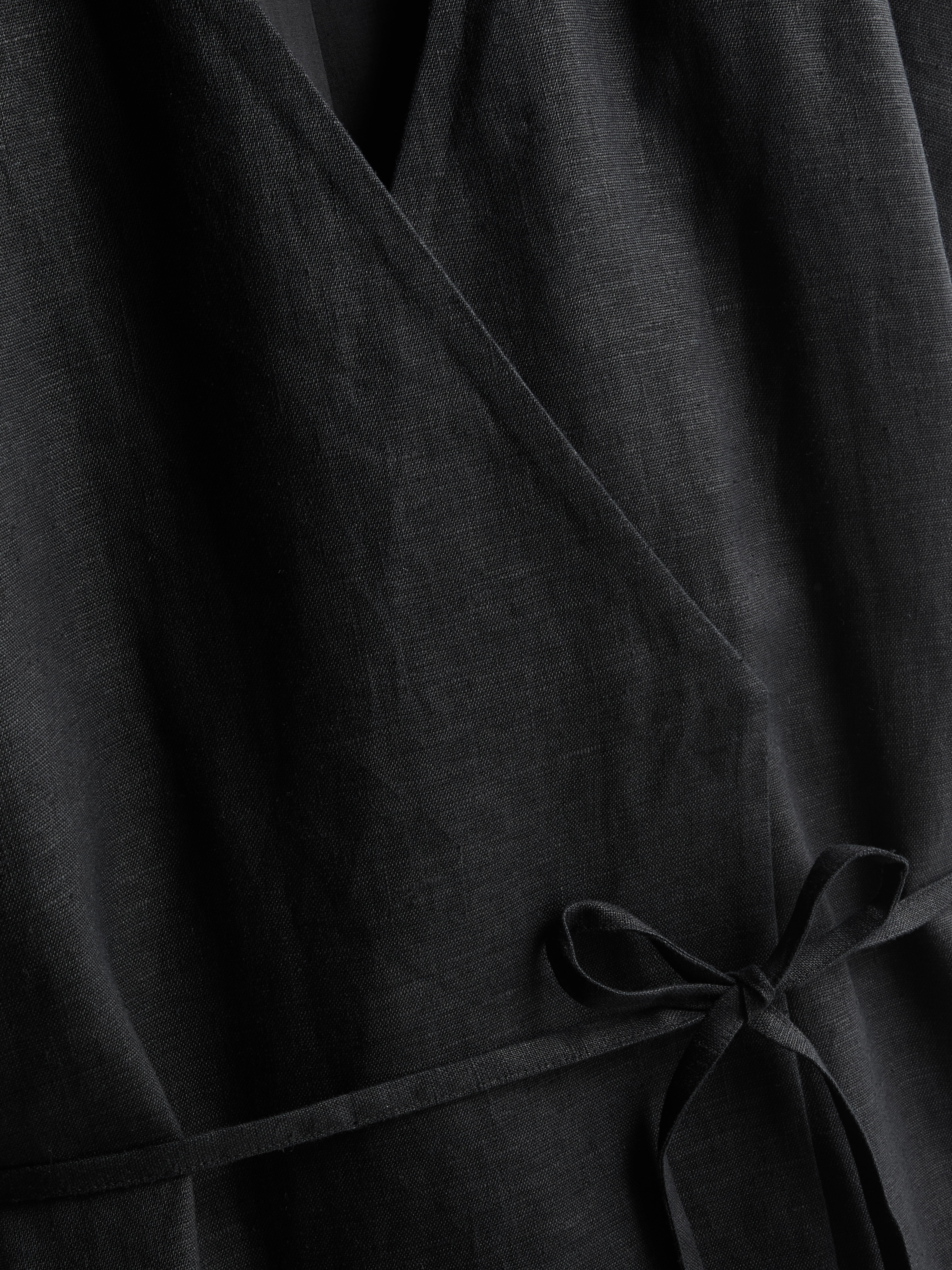 Maglia a portafoglio in lino con scollo a V The Edit