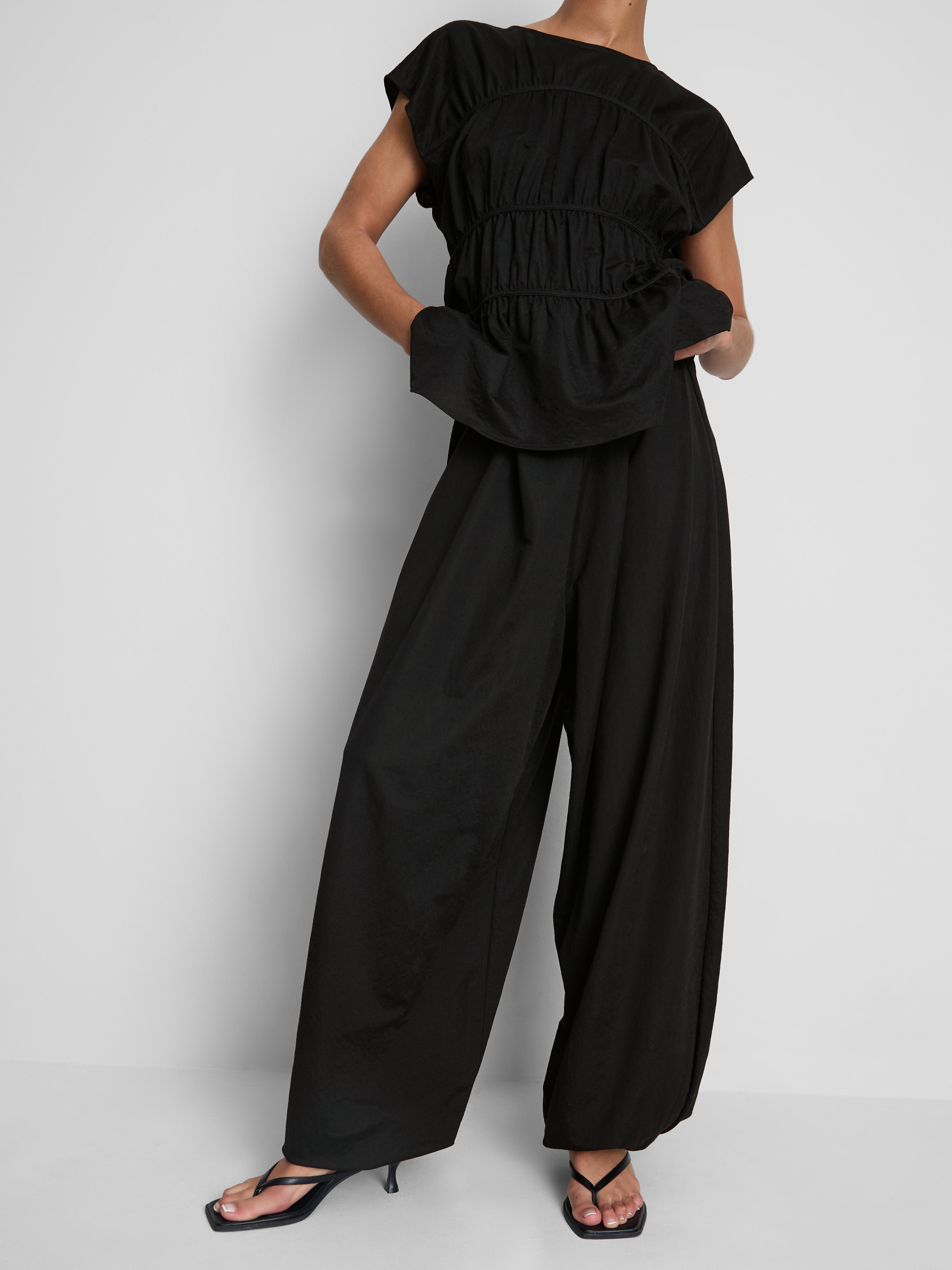 Pantaloni harem strutturati